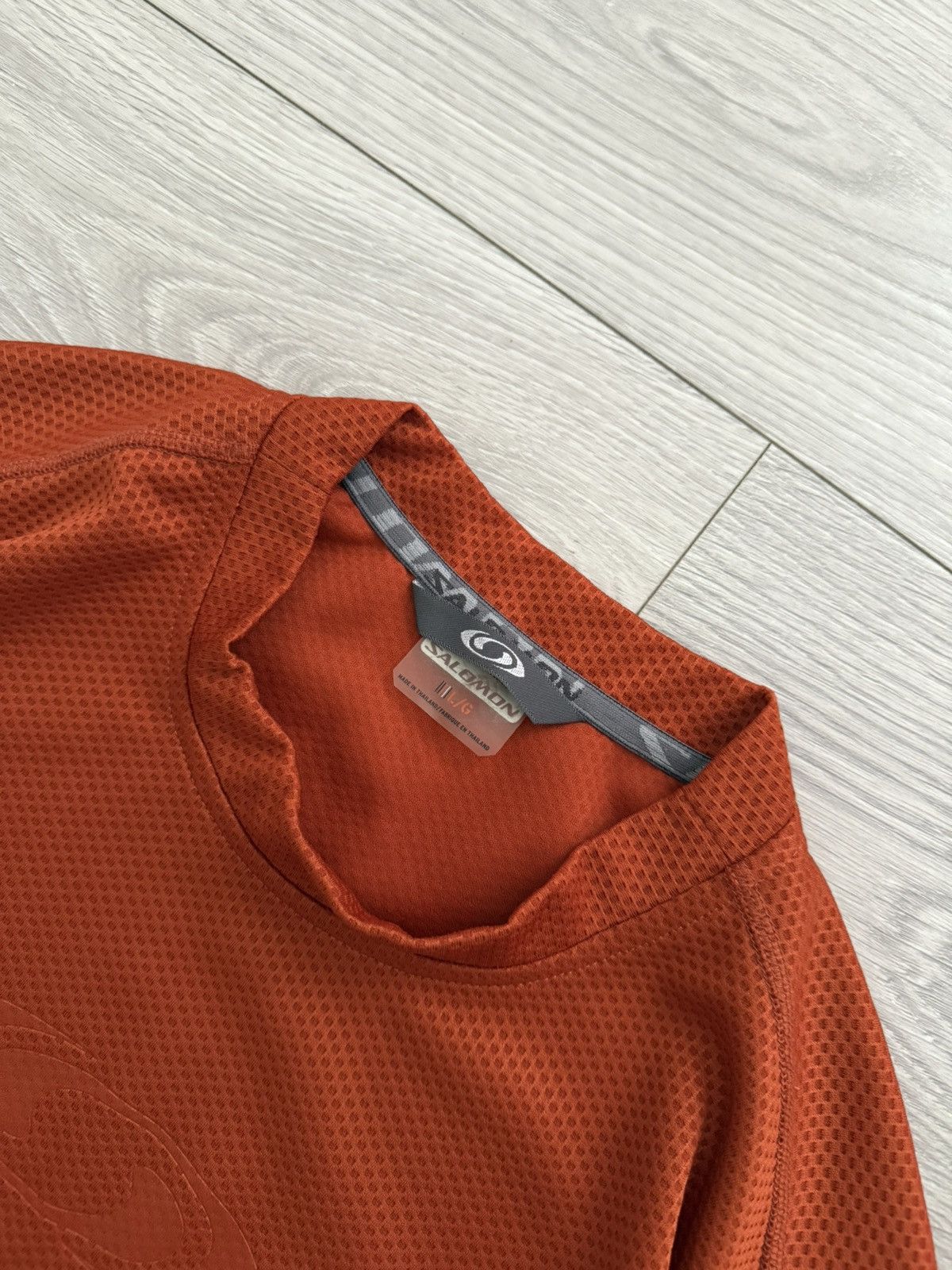 Salomon Salomon 00s Moto Mesh Orange Technical Long Sleeve Size US L / EU 52-54 / 3 - 2 Thumbnail