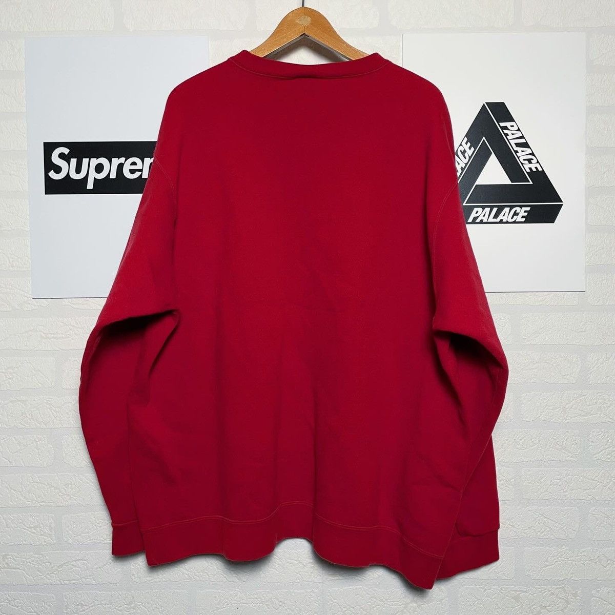 Nike × Vintage Vintage Nike 90s nike crewneck sweatshirt Red Size US XXL / EU 58 / 5 - 2 Thumbnail