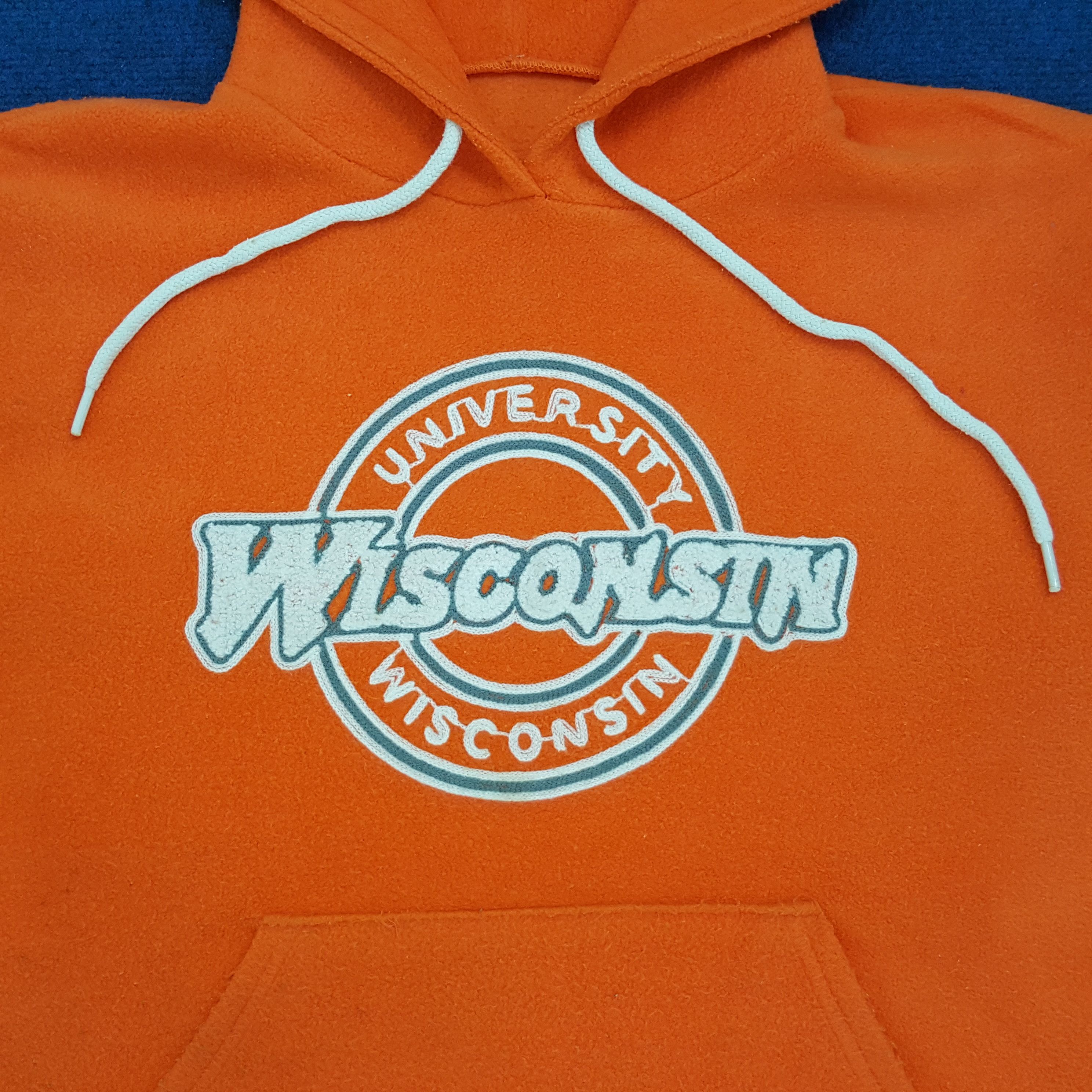 Vintage Vintage University Wisconsin American College Hoodie Size US L / EU 52-54 / 3 - 2 Thumbnail
