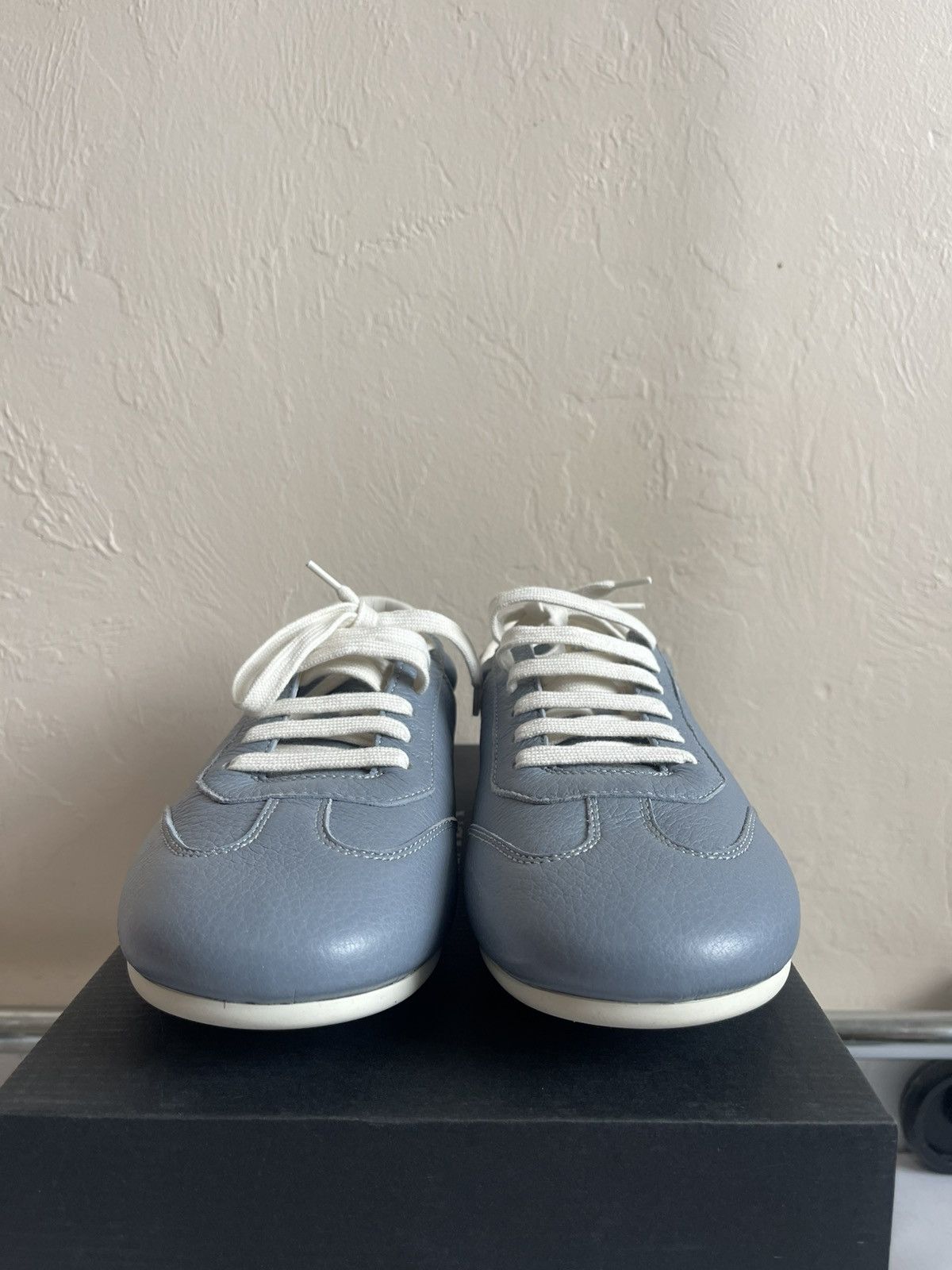 Prada Prada Leather Sneaker 2024 Colorway Sold Out Everywhere Size US 10 / EU 43 - 2 Thumbnail