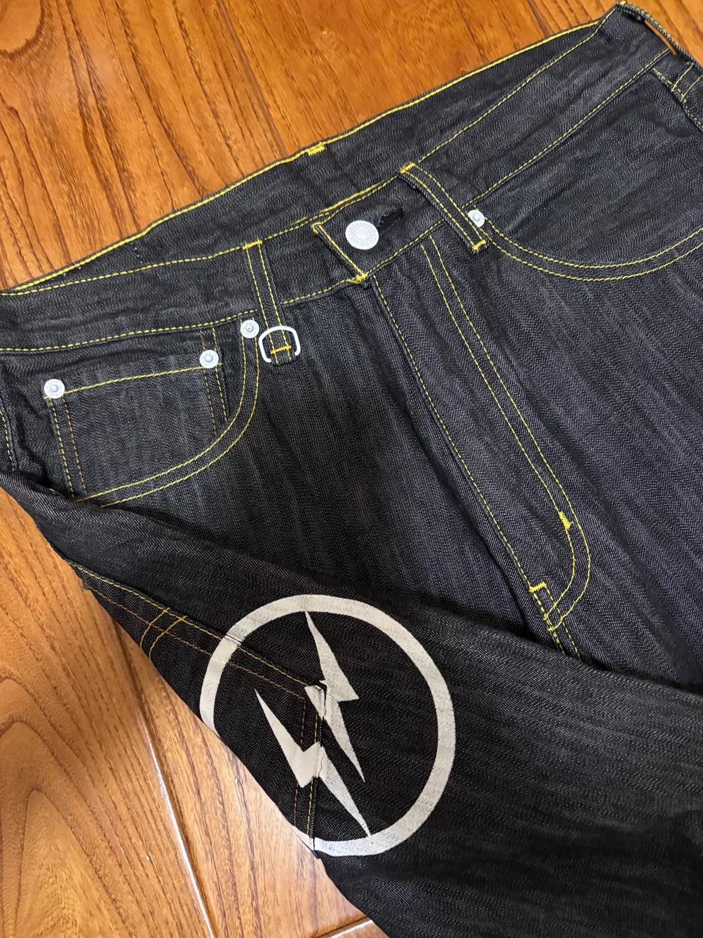 Levi's Levis Fenom Full Flash Raw Selvedge Jeans W32 Size US 32 / EU 48 - 5 Thumbnail