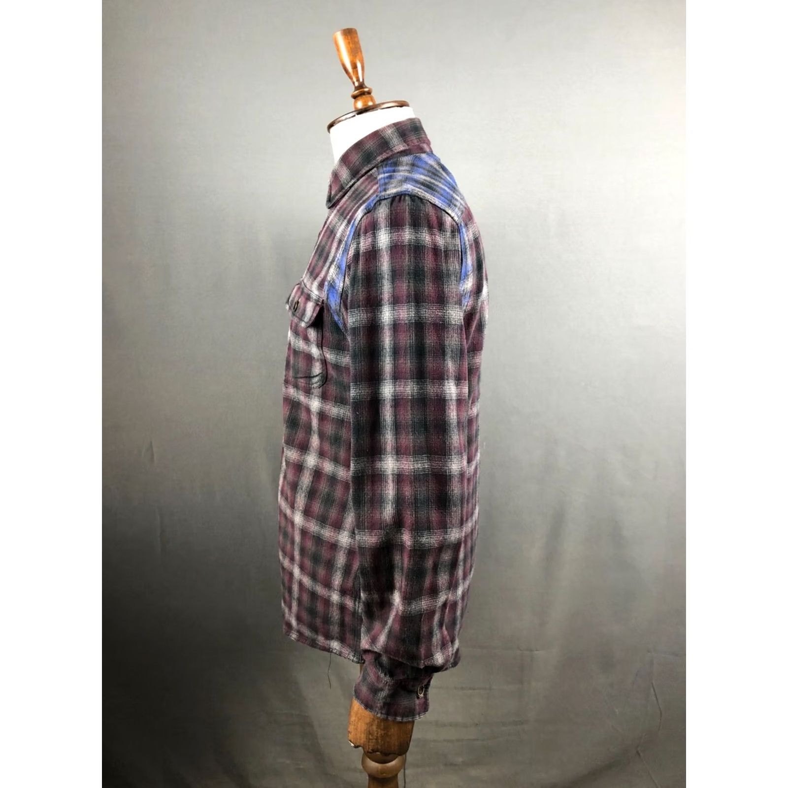 Edwin Edwin Conway Shirt Cotton Purple Men Size M Check Size US M / EU 48-50 / 2 - 2 Thumbnail