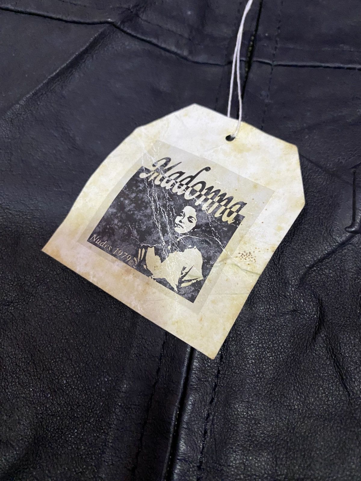 Other 🔥NOS Madonna Nudes 1979 Pig Nappa Leather Jacket Size US L / EU 52-54 / 3 - 6 Thumbnail