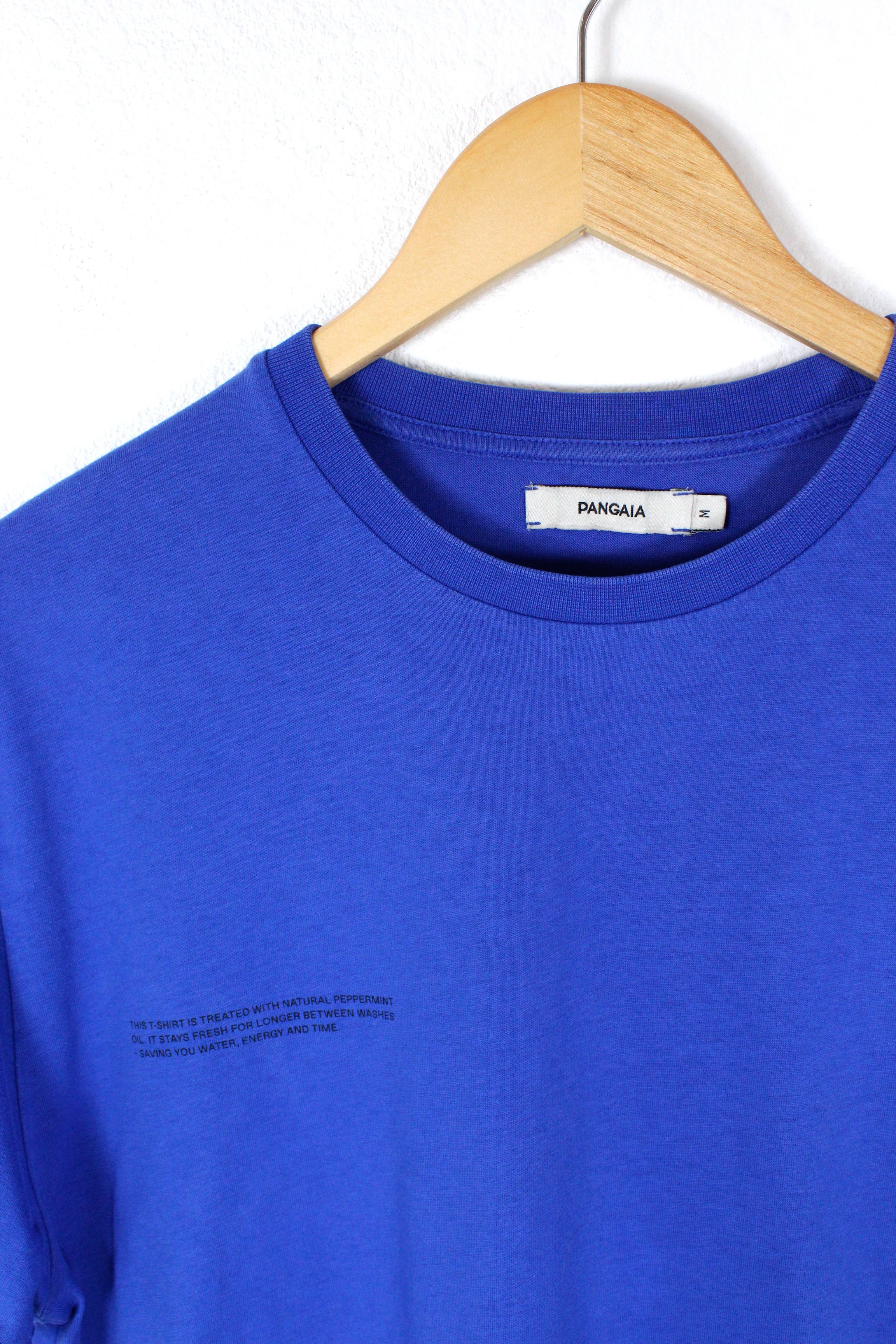 About:Blank × Pangaia Pangaia Blue Blank Logo Tee T-shirt Size US S / EU 44-46 / 1 - 2 Thumbnail