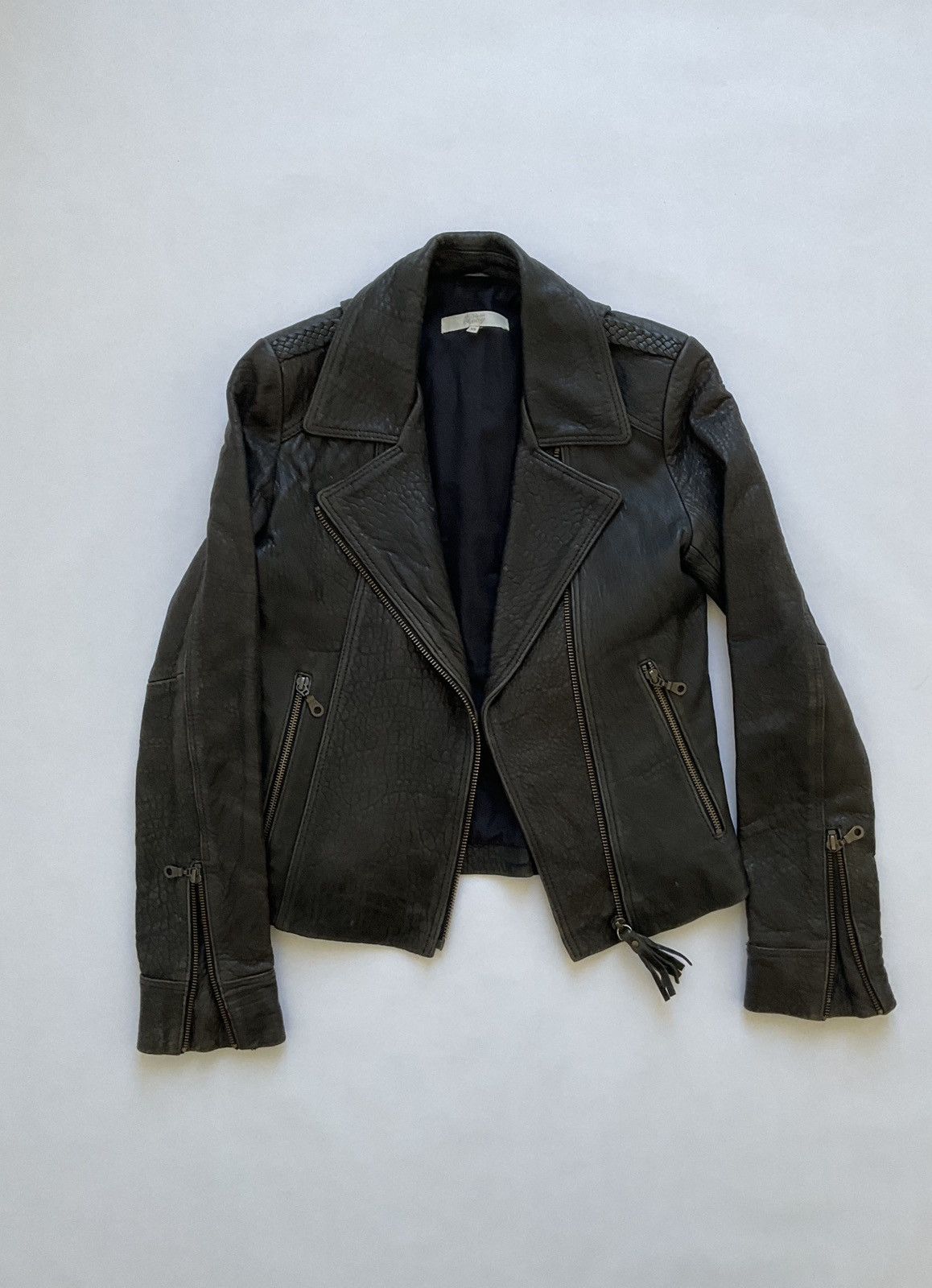 Vintage Black leather Perfecto Size XS / US 0-2 / IT 36-38 - 2 Thumbnail