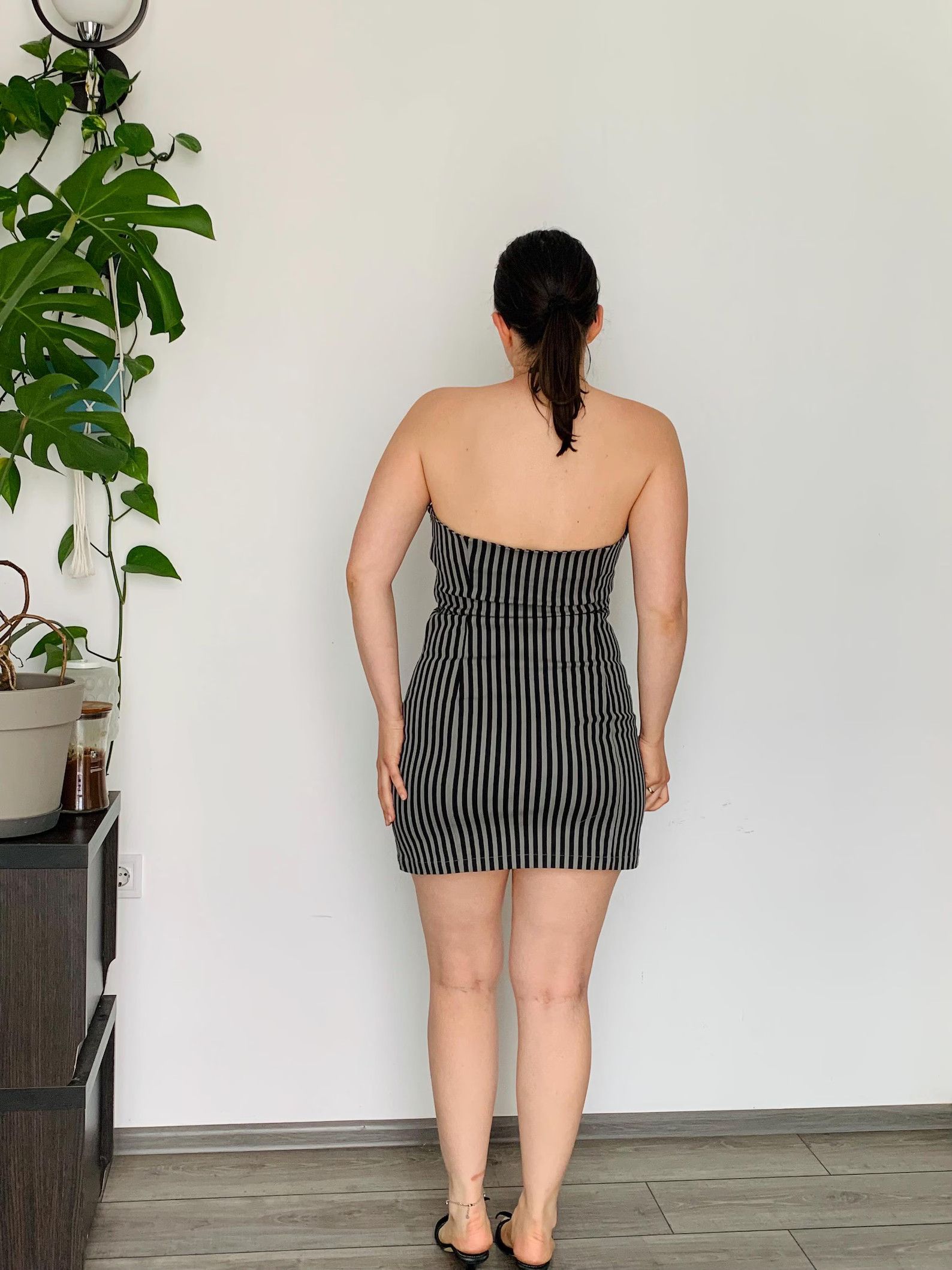 Miss Sixty Y2K Killah Tube Dress Striped Bodycon Mini - Size L Size L / US 10 / IT 46 - 4 Thumbnail