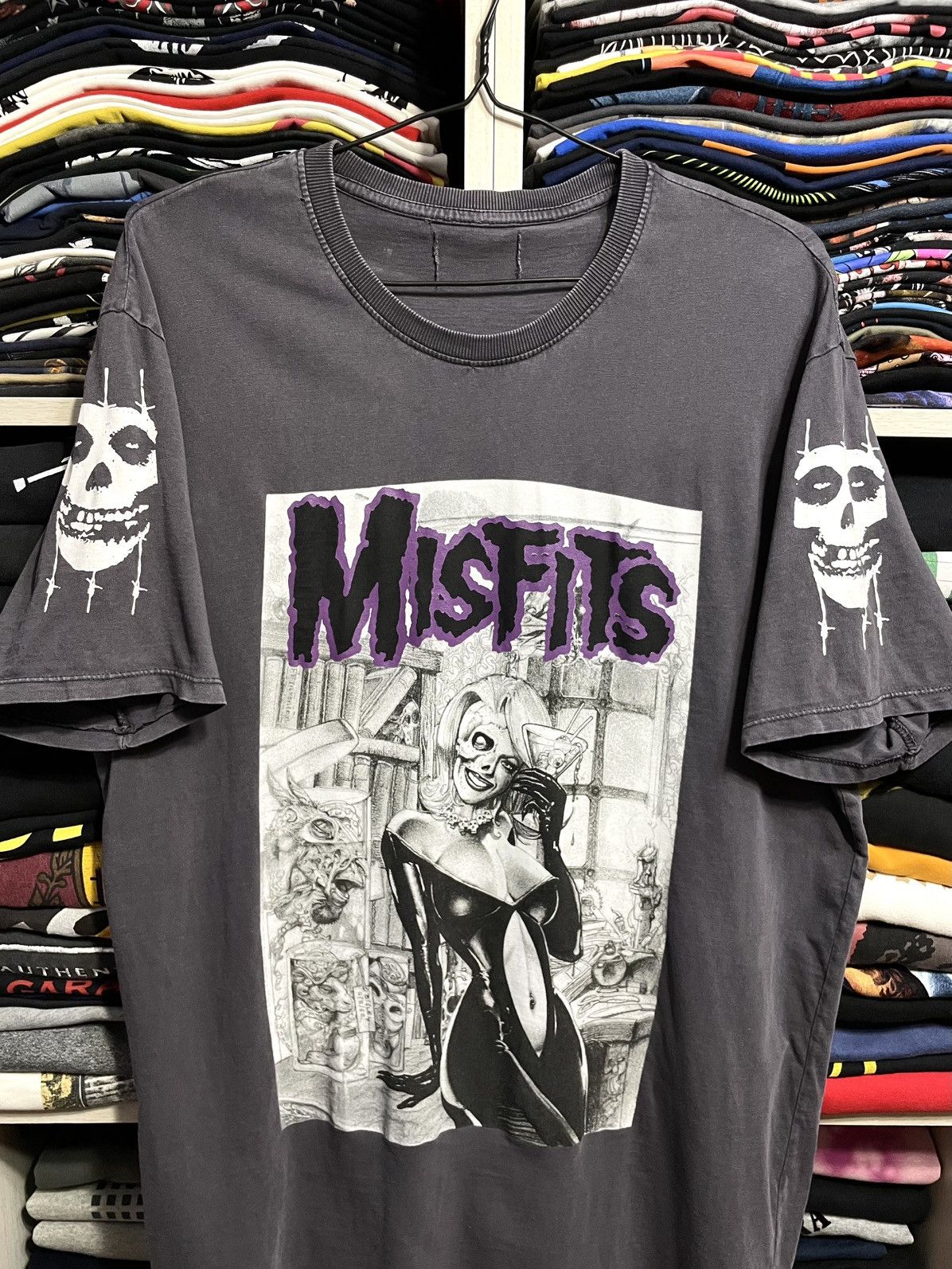 Band Tees Misfits Die, Die My Darling Crimson Ghost Punk Band T-Shirt Size US XL / EU 56 / 4 - 3 Thumbnail