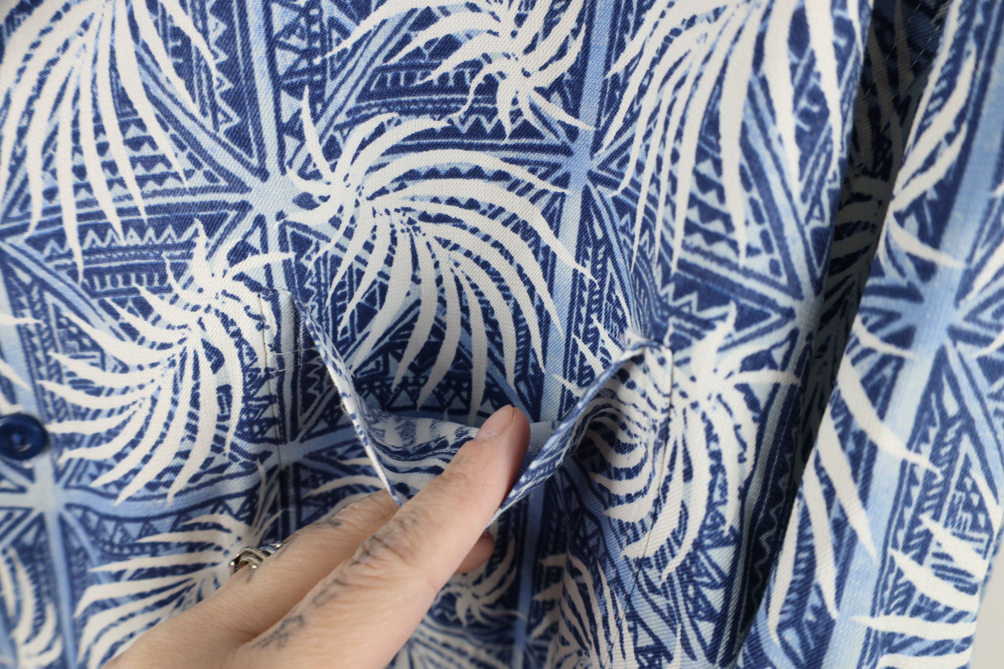 Nat Nast Nat Nast Luxury Originals Palm Leaf Collared Button Shirt Size US XXL / EU 58 / 5 - 5 Thumbnail
