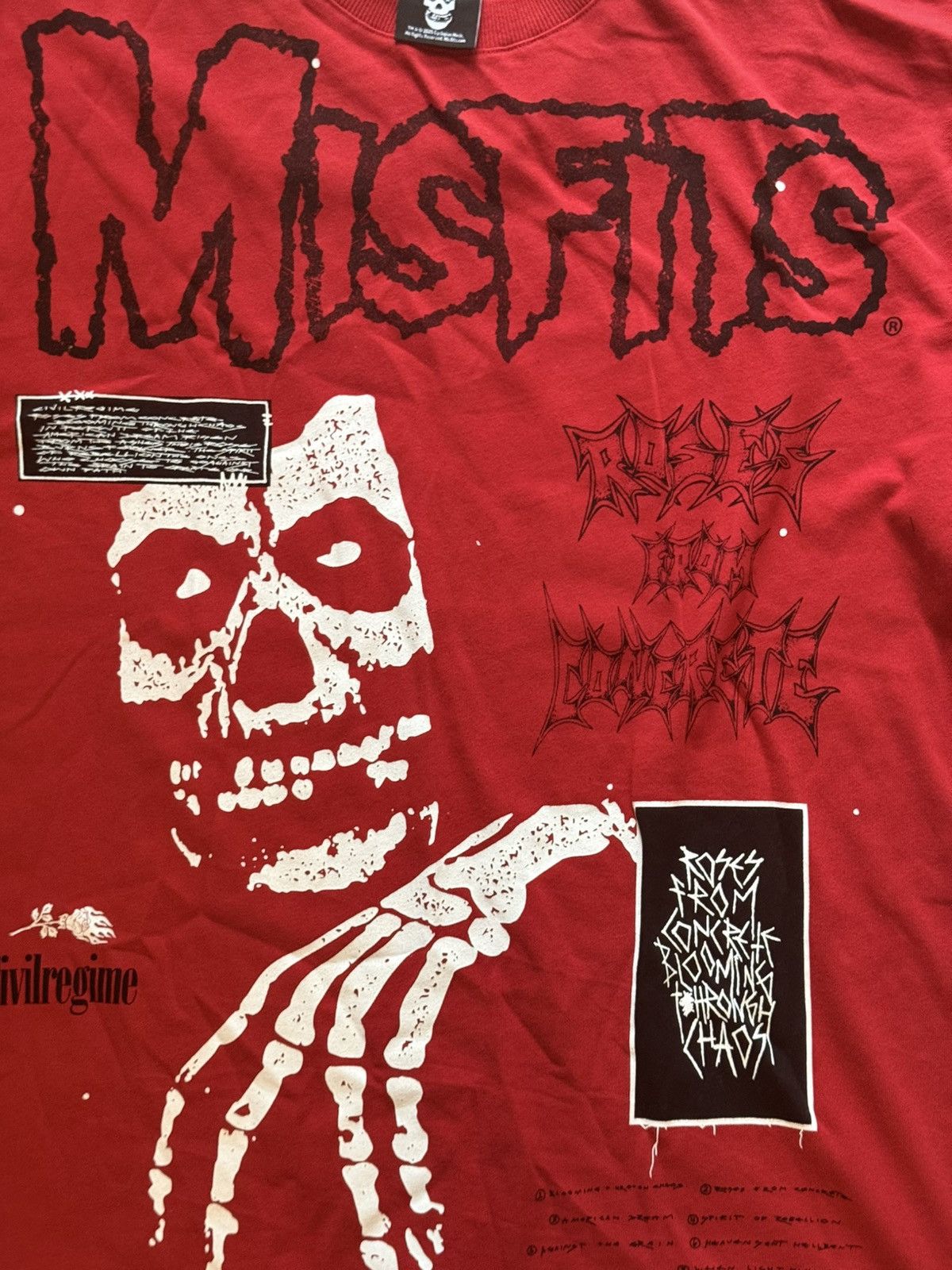 Civil Regime Civil Regime X Misfits Meduim red skull oversized Size US M / EU 48-50 / 2 - 1 Thumbnail