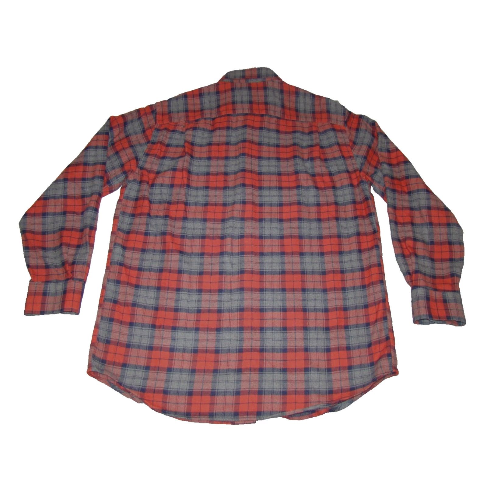 Orvis VINTAGE Orvis Luxury Flannel Mens Button-Up Shirt Plaid 100% Cotton M Red Blue Gray Pocketed Button-Down Collar Mens Size US M / EU 48-50 / 2 - 7 Thumbnail
