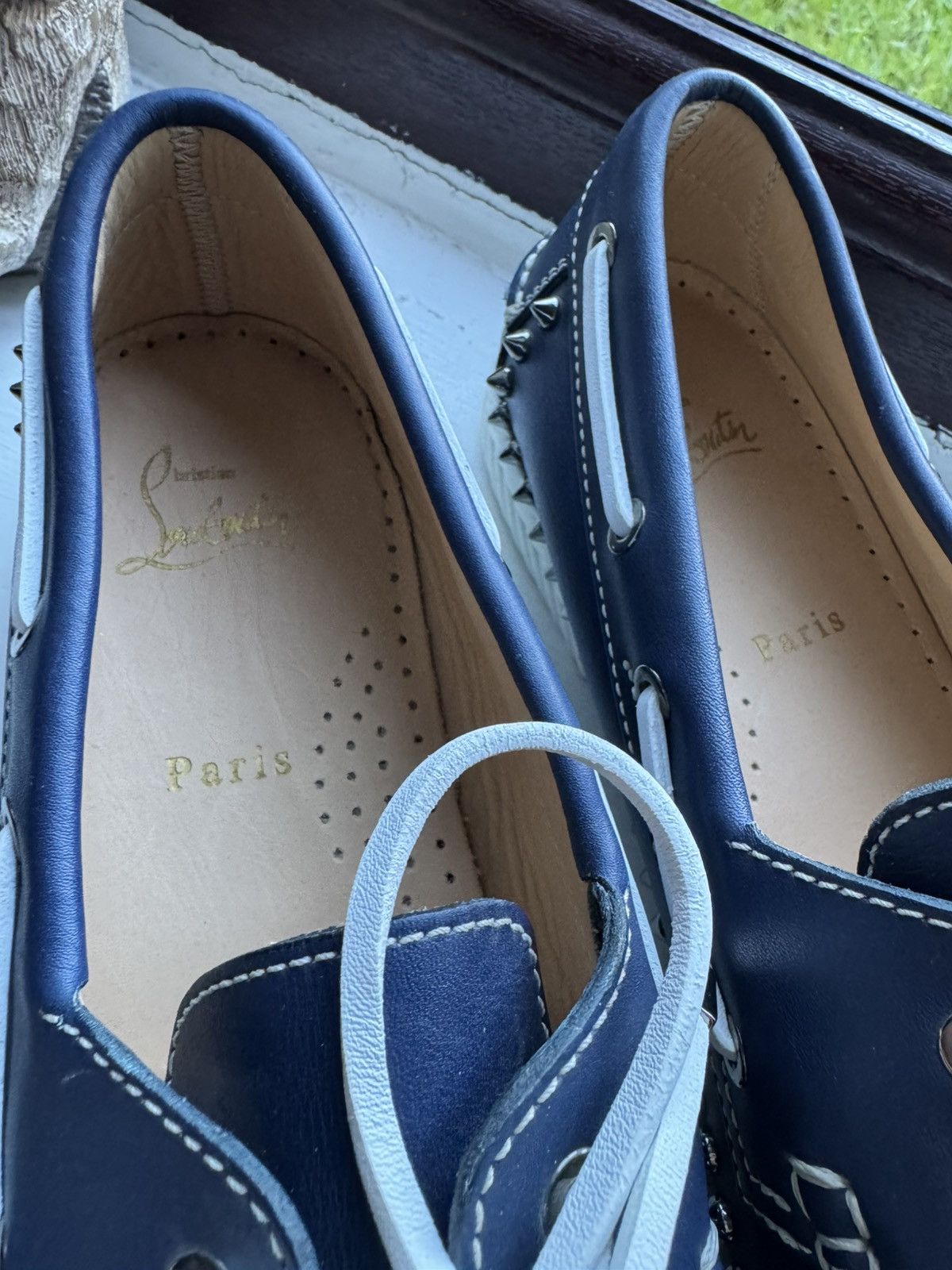Christian Louboutin CHRISTIAN LOUBOUTIN deck boat shoes marked size 41.5 Size US 8.5 / EU 41-42 - 4 Thumbnail