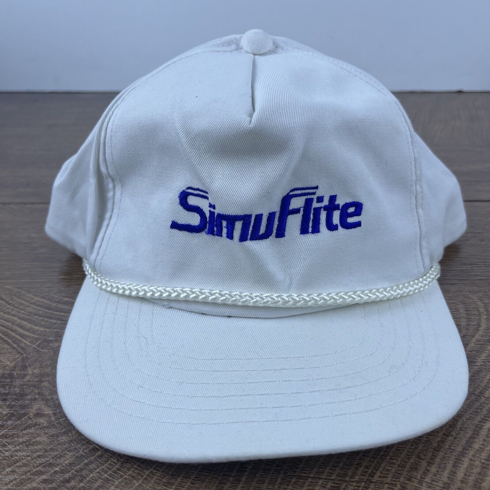 Other SimuFlite Hat Simuflite Snapback Hat White Adjustable Hat Ad Size ONE SIZE - 2 Thumbnail