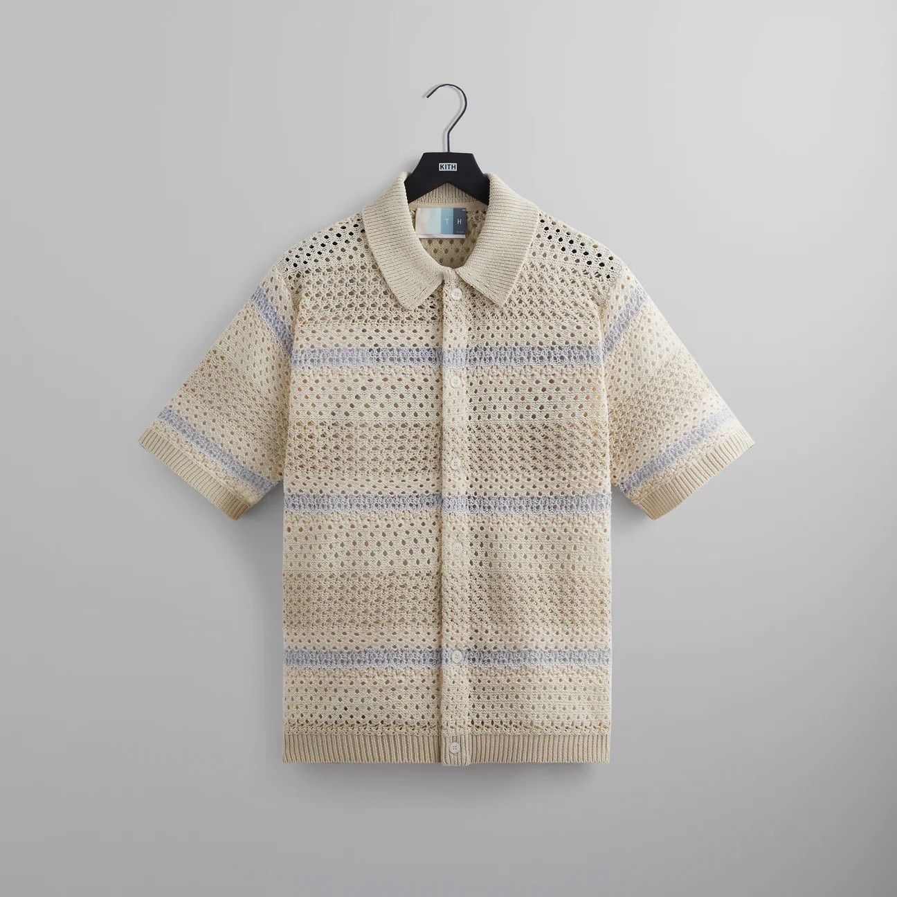 Kith KITH Thompson Crochet Short Sleeve Buttondown Size US S / EU 44-46 / 1 - 1 Thumbnail