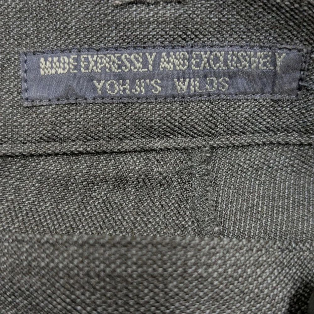 Yohji Yamamoto REGULATION Yohji Yamamoto/ 13SS Gray Polyester Slacks Size US 33 - 8 Thumbnail