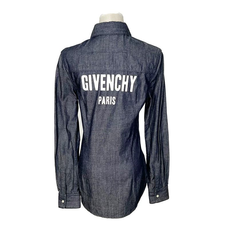 Givenchy Givenchy Solid Color Cotton Shirt Size XS / US 0-2 / IT 36-38 - 2 Thumbnail