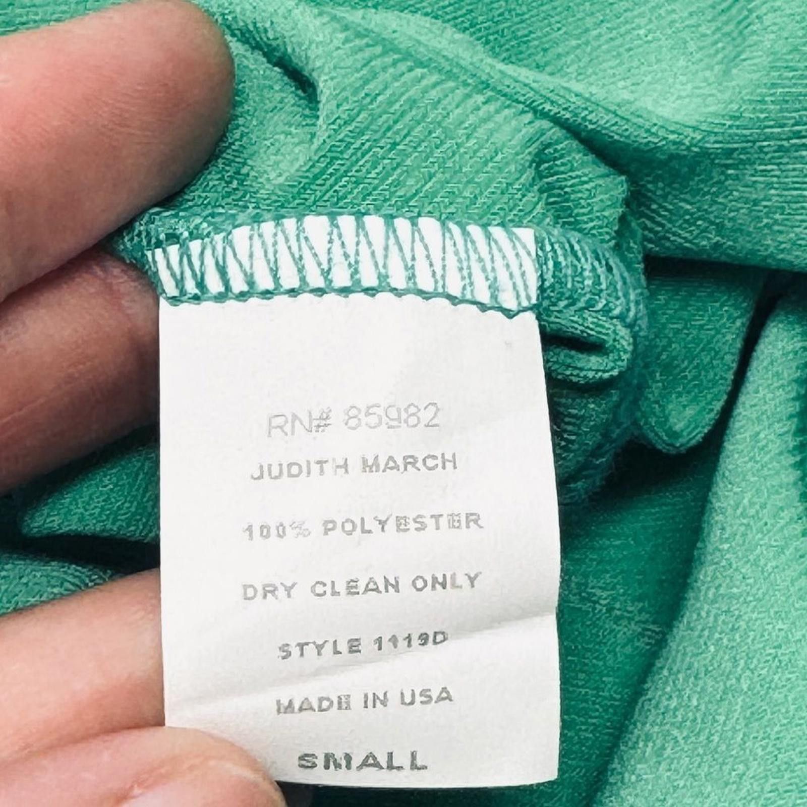 Designer Judith March. Sea Green Tassel Hem Dress. Size Small. Size S / US 4 / IT 40 - 3 Thumbnail