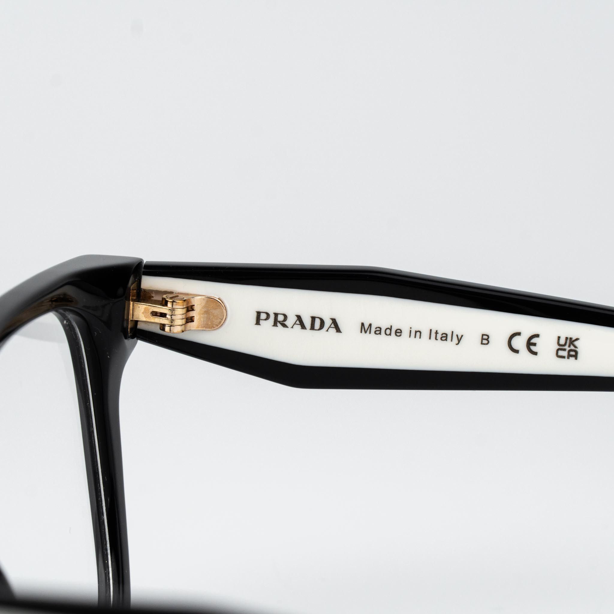 Prada Prada Women Eyeglasses Square PRB03V 16K1O1 NEW AUTHENTIC Size ONE SIZE - 7 Thumbnail