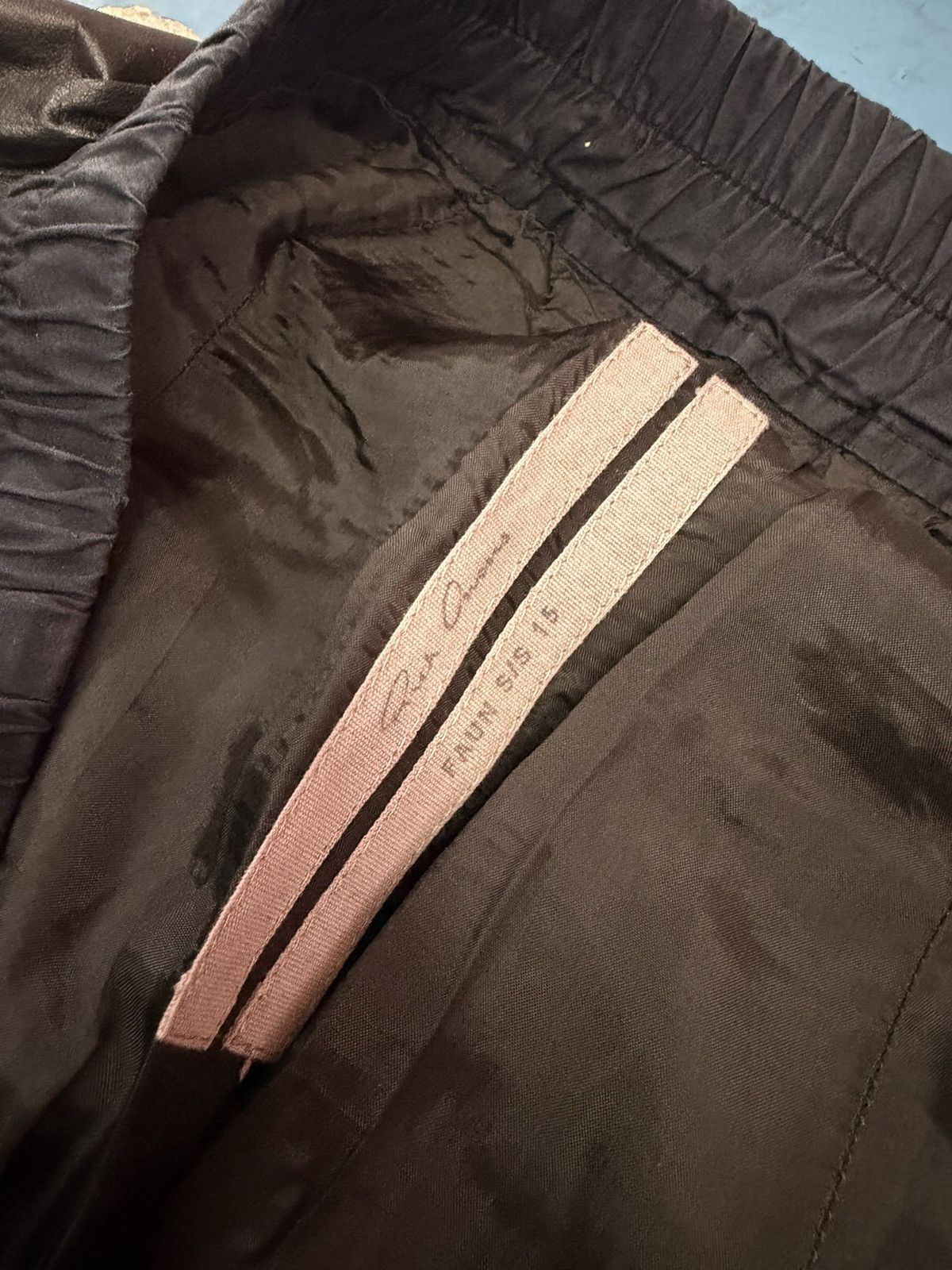 Rick Owens SS15 RICK OWENS KANGAROO LEATHER SHORTS Size US 34 / EU 50 - 3 Thumbnail