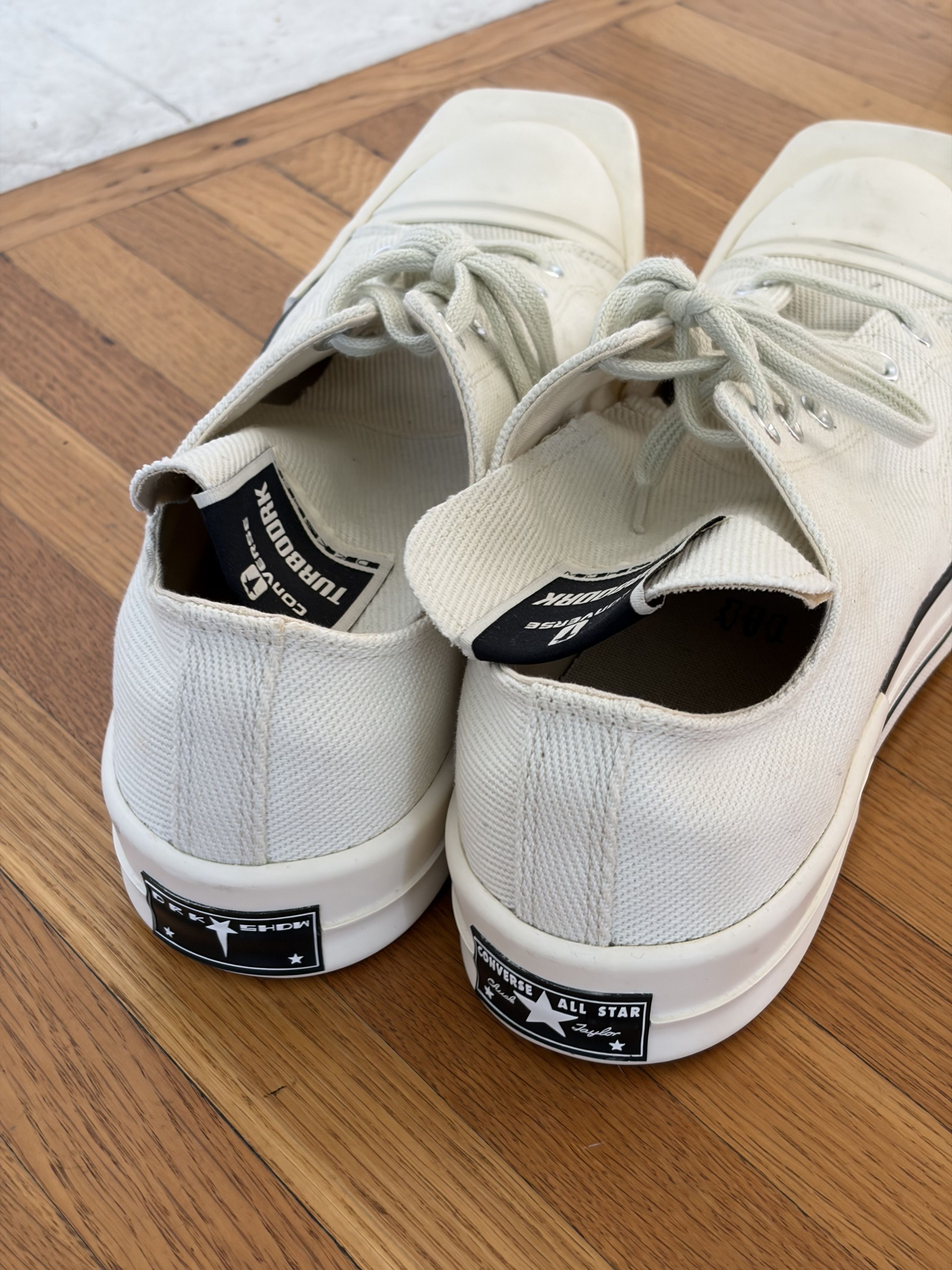 Converse × Rick Owens Drkshdw Low-top Sneaker Size US 13 / EU 46 - 7 Thumbnail