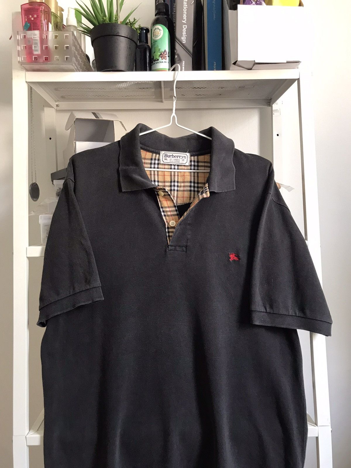 Burberry 🔥 OFFER ME NOW 🔥 VTG Burberrys Nova Check Polo Colar Shirt 🔥 Size US XL / EU 56 / 4 - 4 Thumbnail