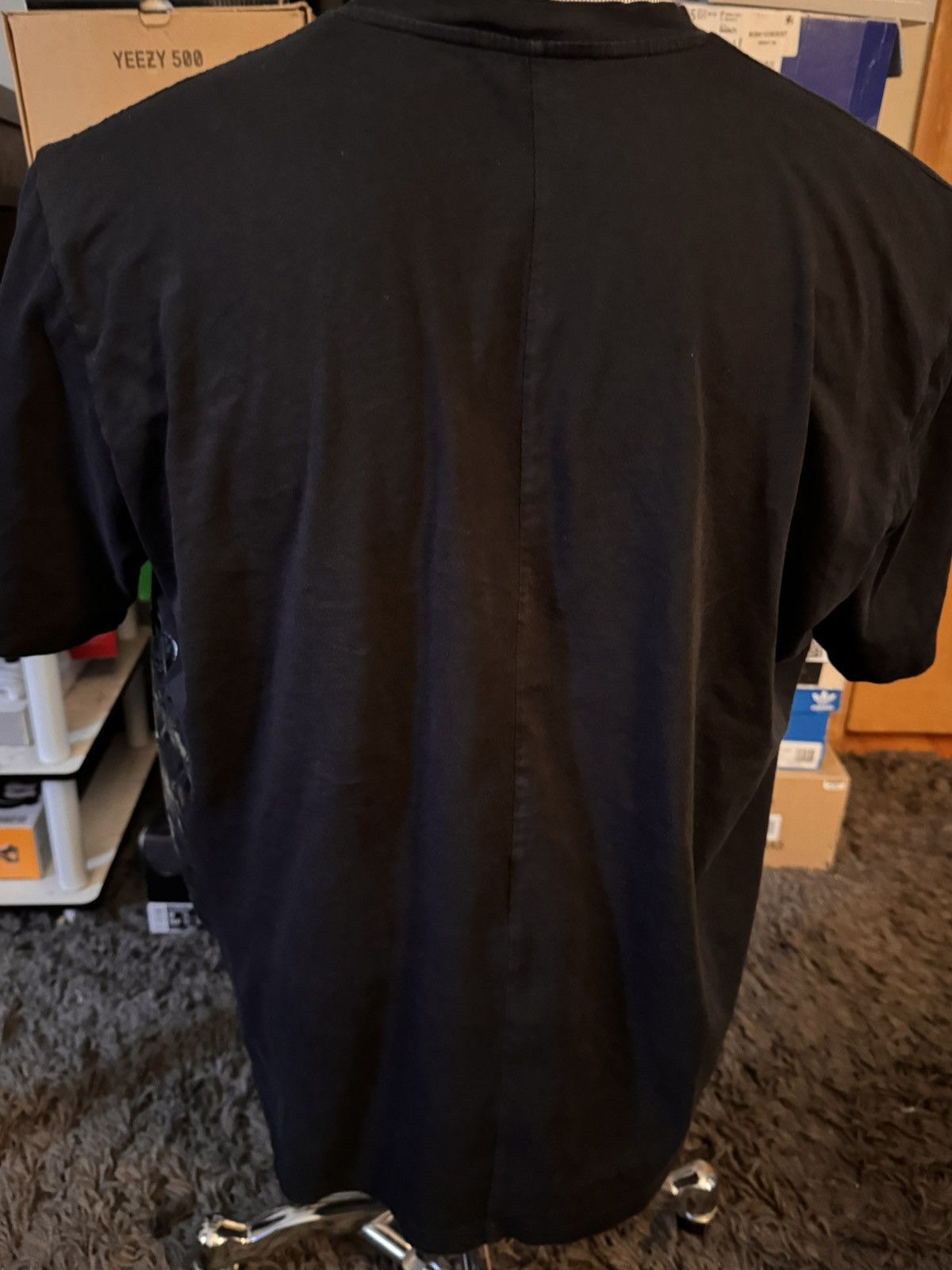 Balenciaga Vintage Balenciaga Black T-shirt Size US XL / EU 56 / 4 - 4 Thumbnail
