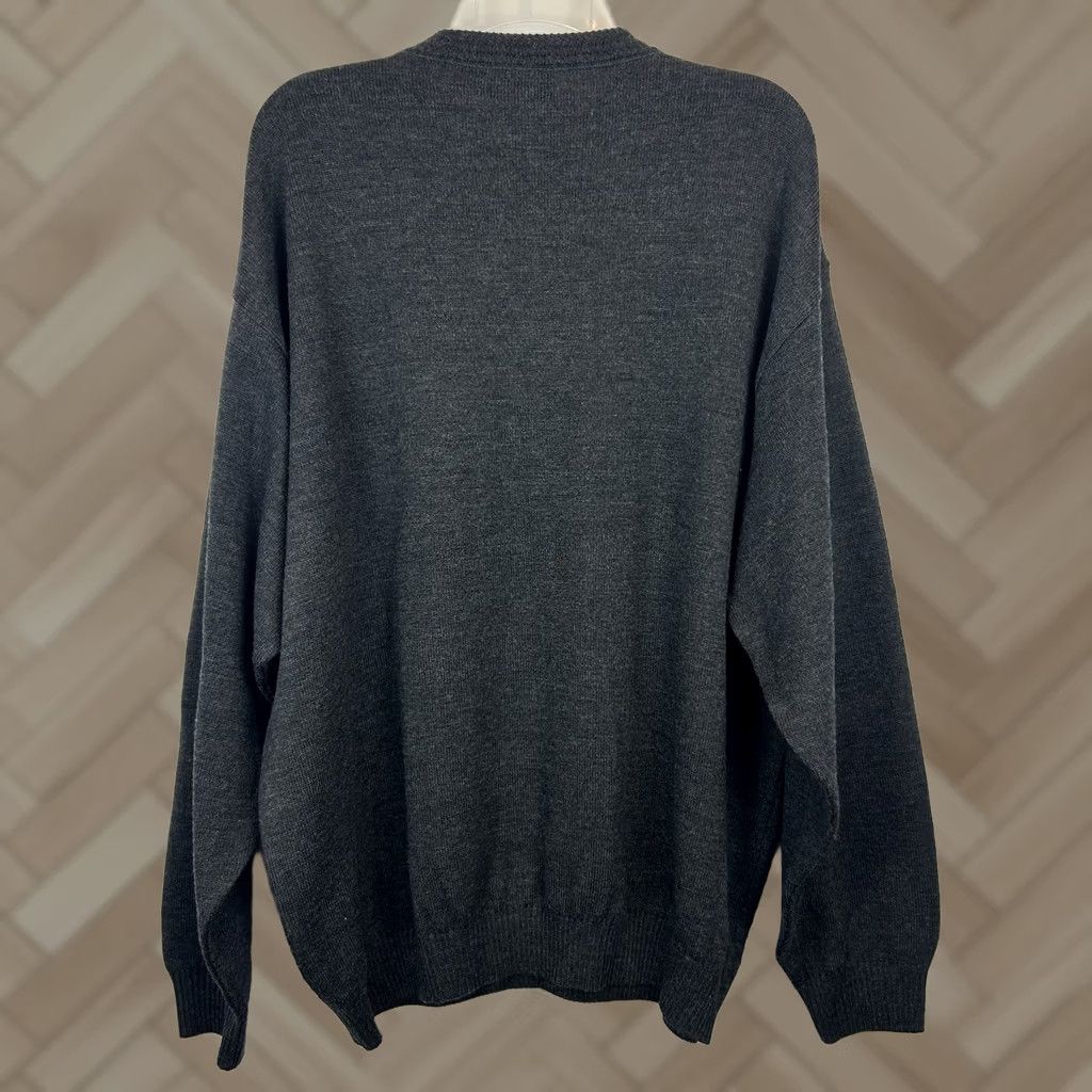 Vintage VINTAGE St Croix Knits Sweater Mens XL Black 100% Wool Knit Pullover Grandpa USA Size US XL / EU 56 / 4 - 1 Thumbnail