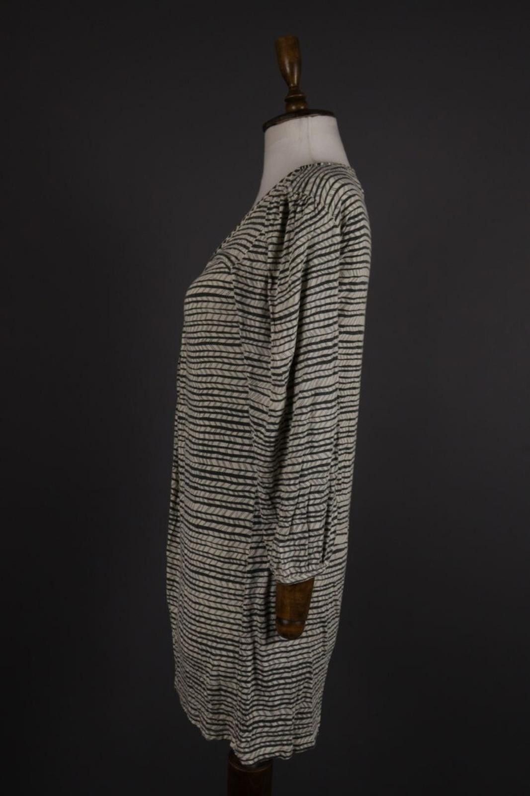 Designer Weekend Max Mara Multicolor Stripe Relaxed Dress Size M Size M / US 6-8 / IT 42-44 - 6 Thumbnail