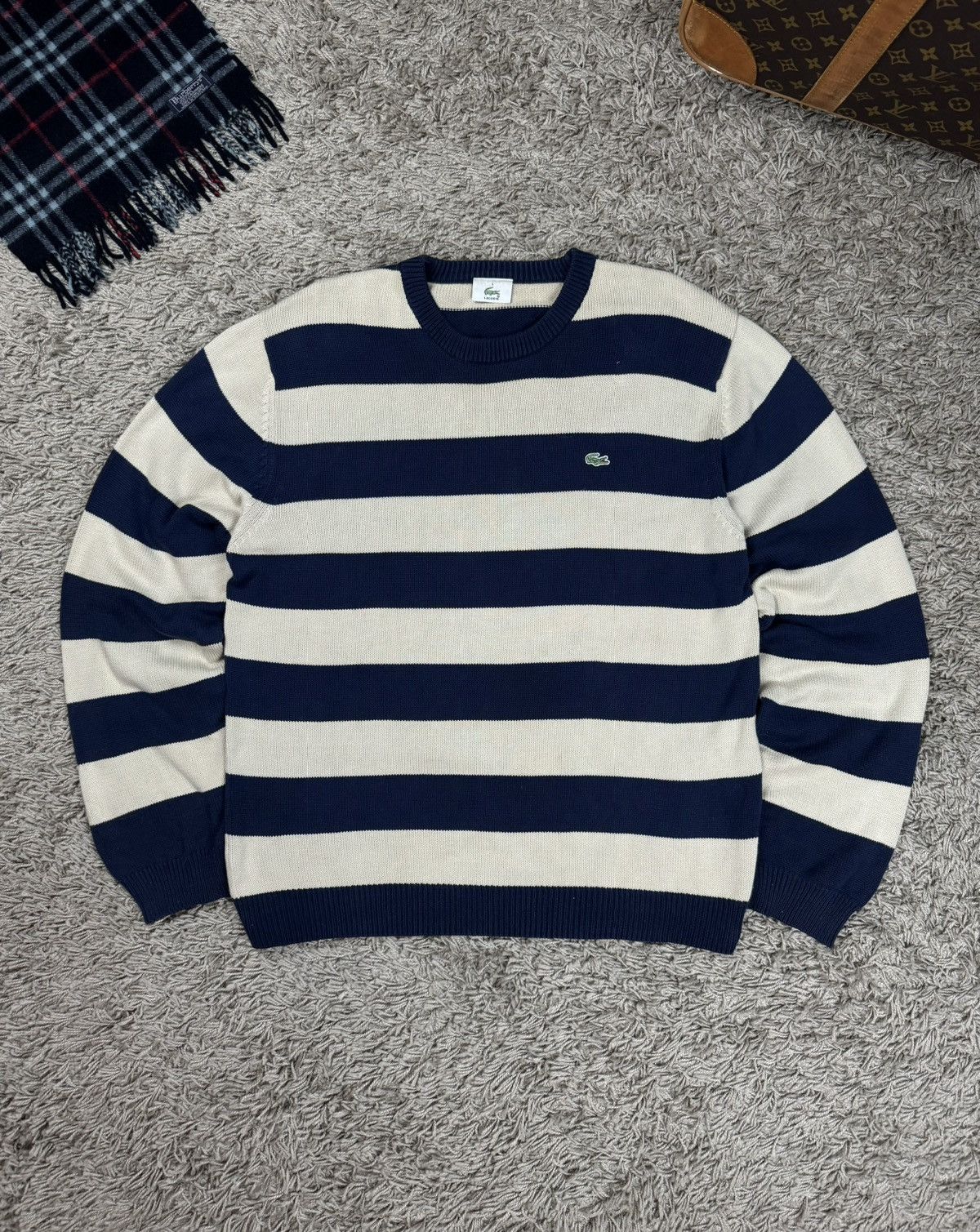 Lacoste Sweater crewneck Lacoste original old money item Size US L / EU 52-54 / 3 - 2 Thumbnail