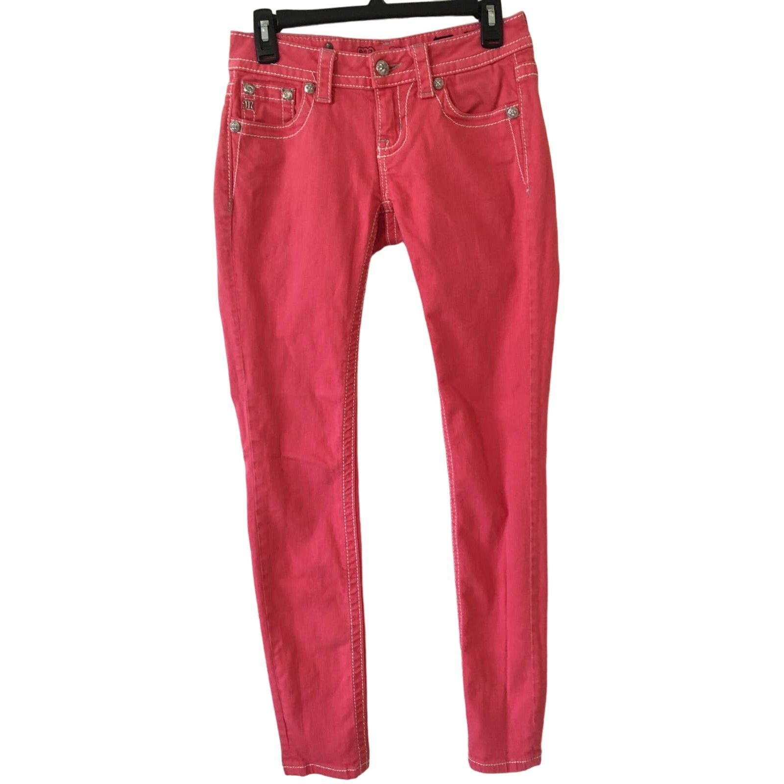 Miss Me Miss Me Melon Fleur De Lis Jeans Size 26 Skinny Size 26" / US 2 / IT 38 - 2 Thumbnail