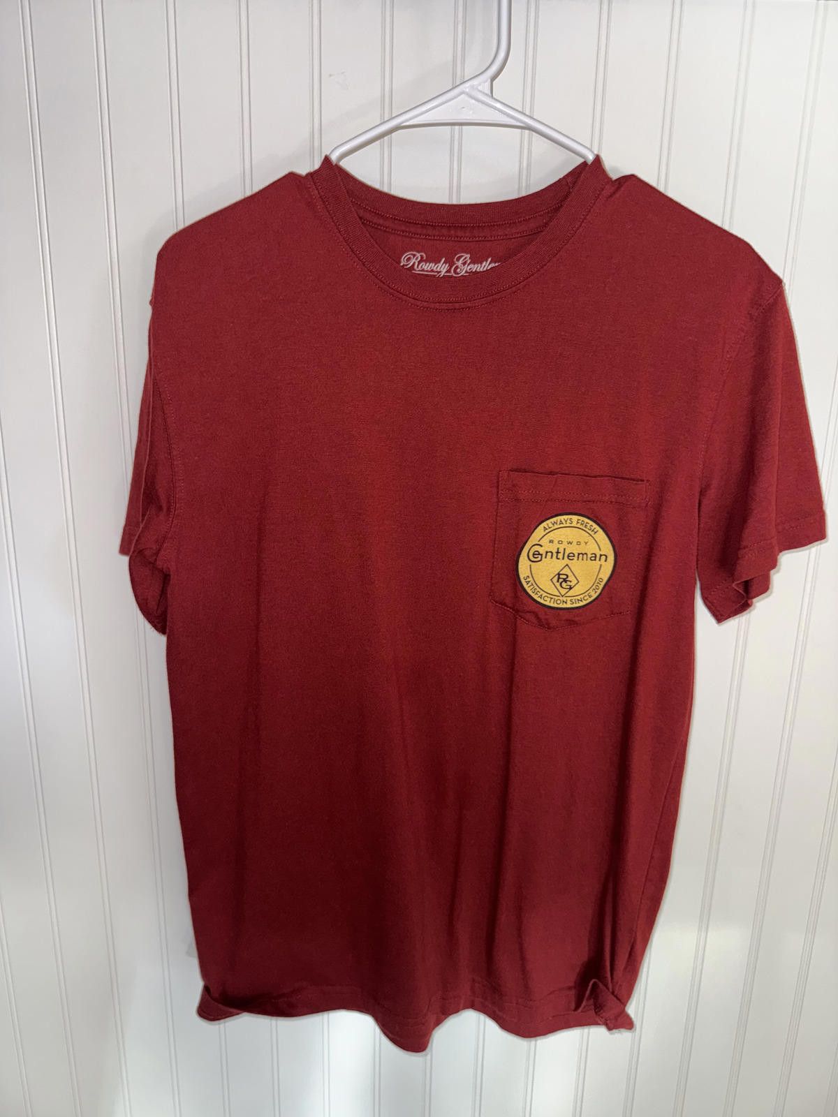 Other Rowdy Gentleman Maroon T-Shirt Size US M / EU 48-50 / 2 - 1 Thumbnail