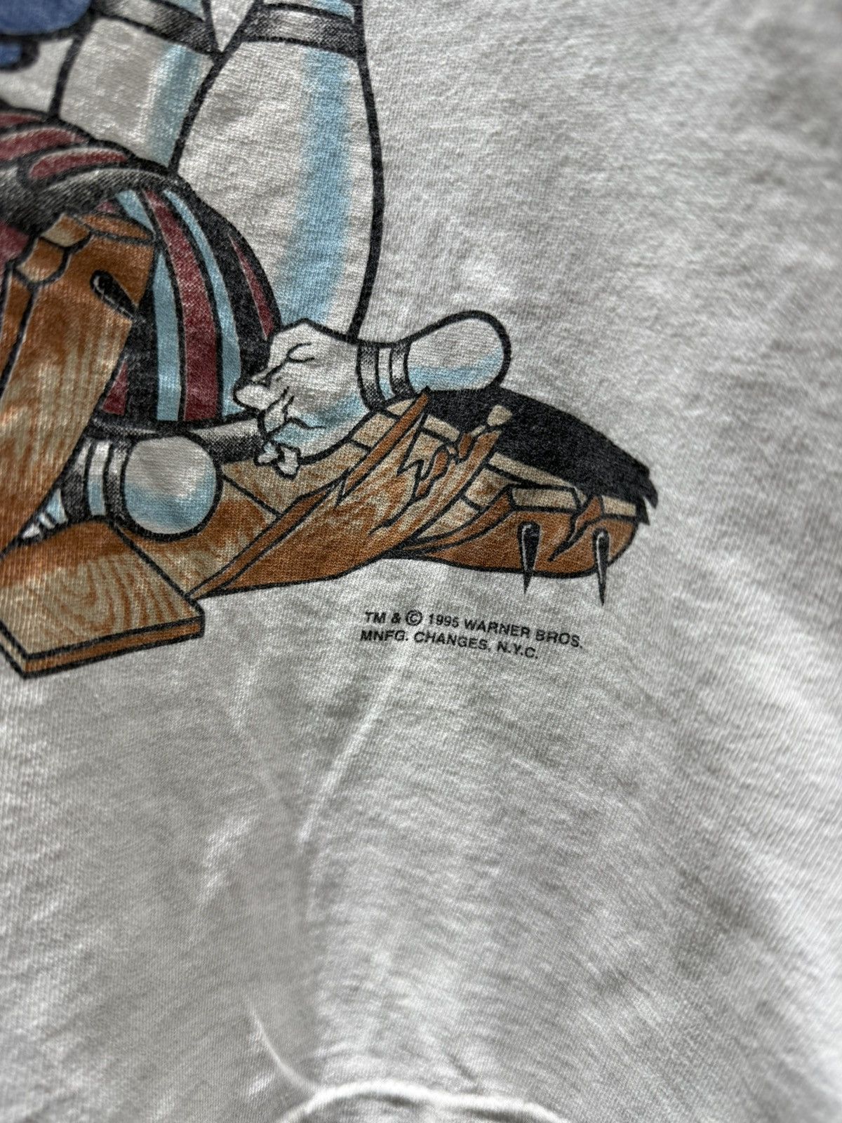 Vintage Taz pro bowler vintage t shirt 1995 Size US XL / EU 56 / 4 - 3 Thumbnail