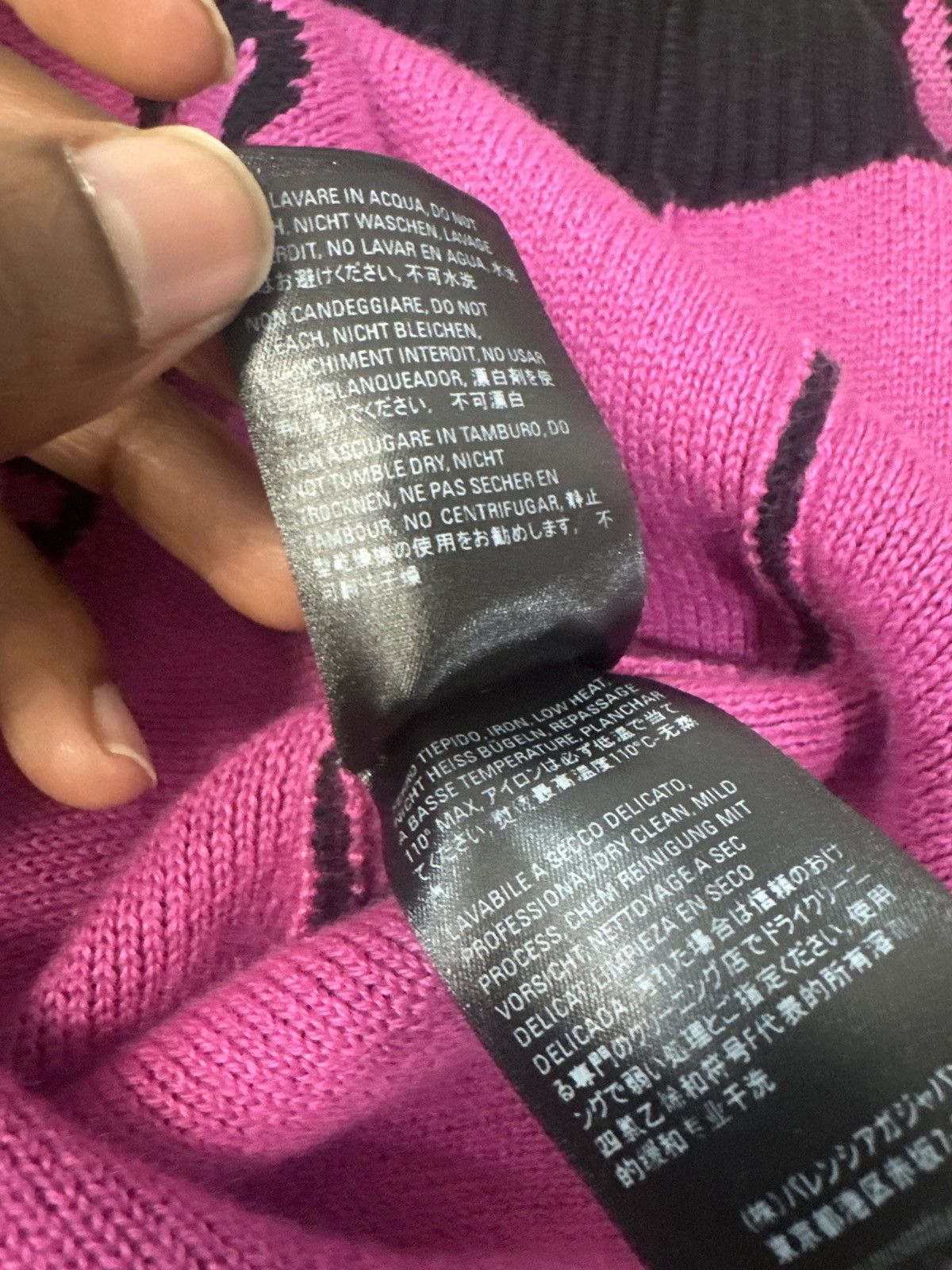 Balenciaga Balenciaga Allover Logo Sweater Size US S / EU 44-46 / 1 - 7 Thumbnail
