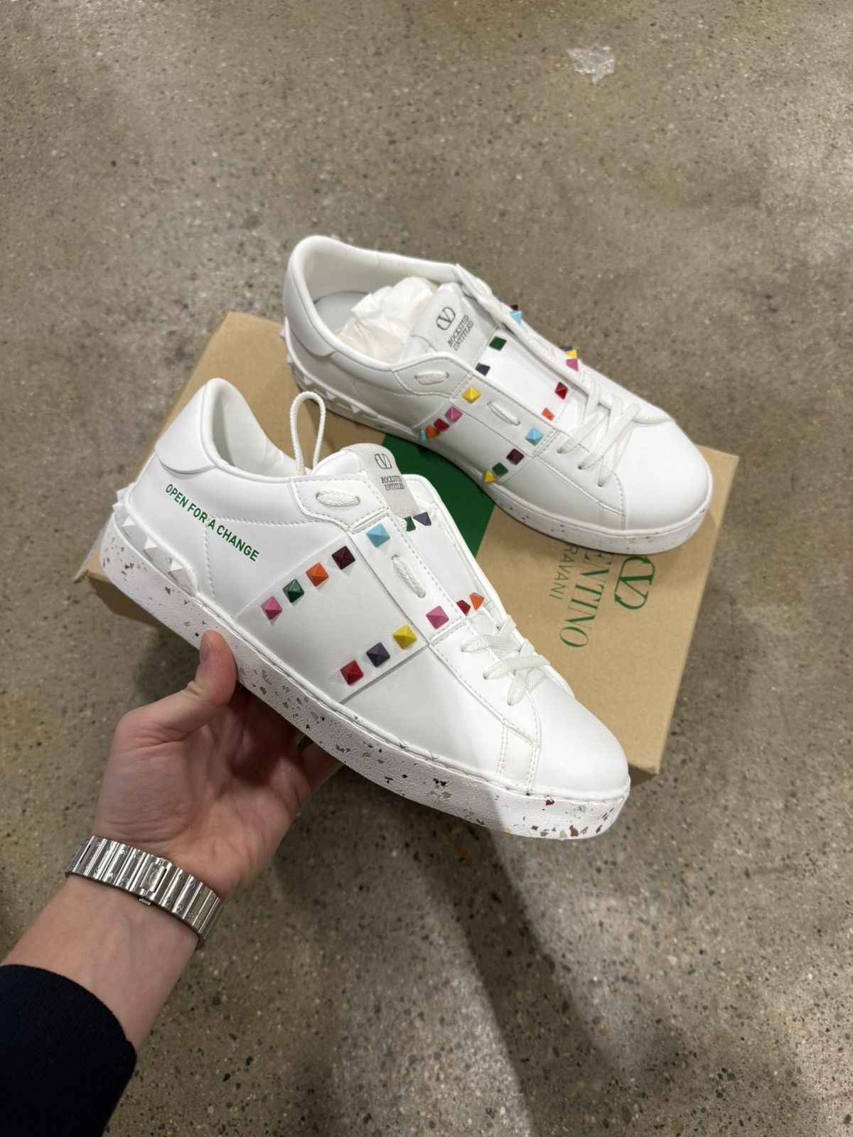 Valentino Valentino Open Sneaker NEW 900$ Size US 8 / EU 41 - 1 Thumbnail