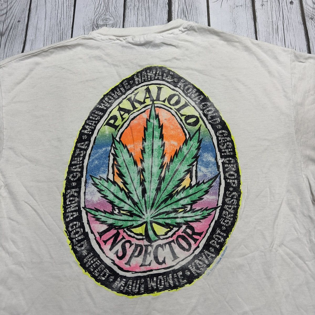 Hanes × Vintage Vintage Pakalolo Inspector weed tee Size US XL / EU 56 / 4 - 3 Thumbnail