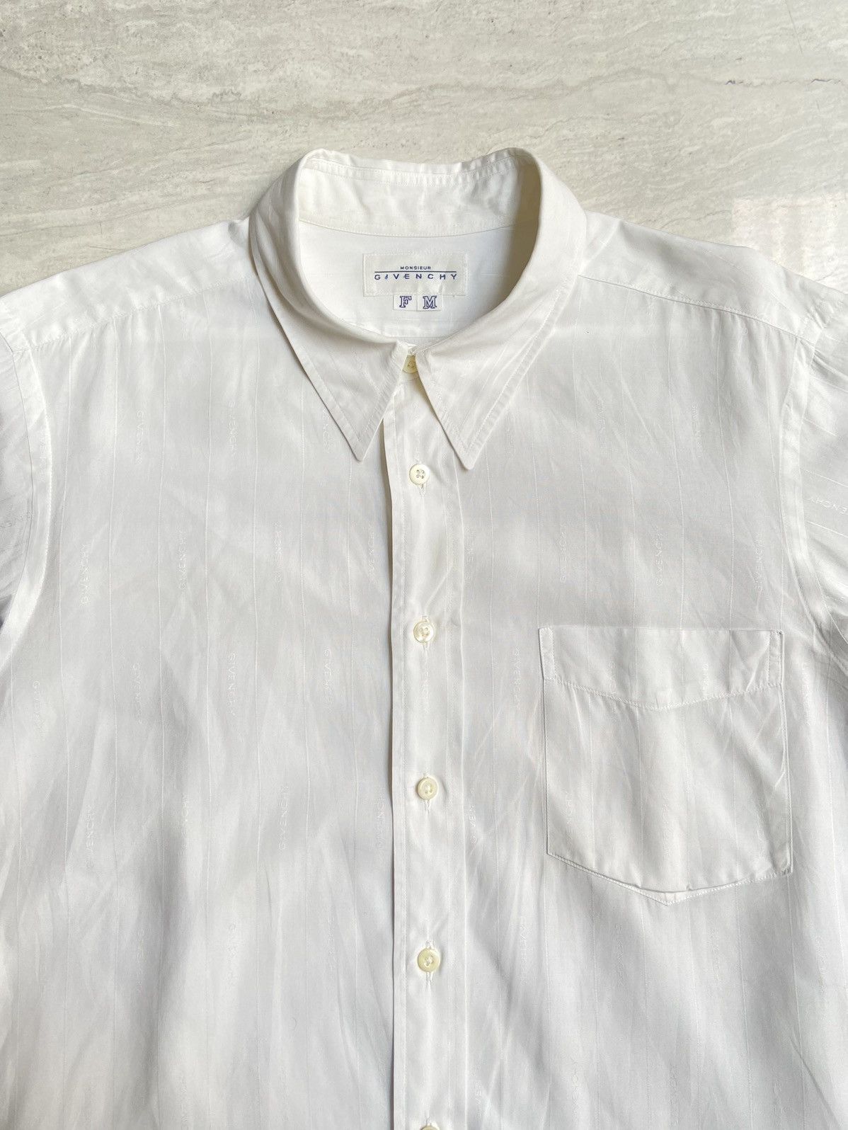 Givenchy GIVENCHY MONSIEUR White Shirt Size US S / EU 44-46 / 1 - 3 Thumbnail