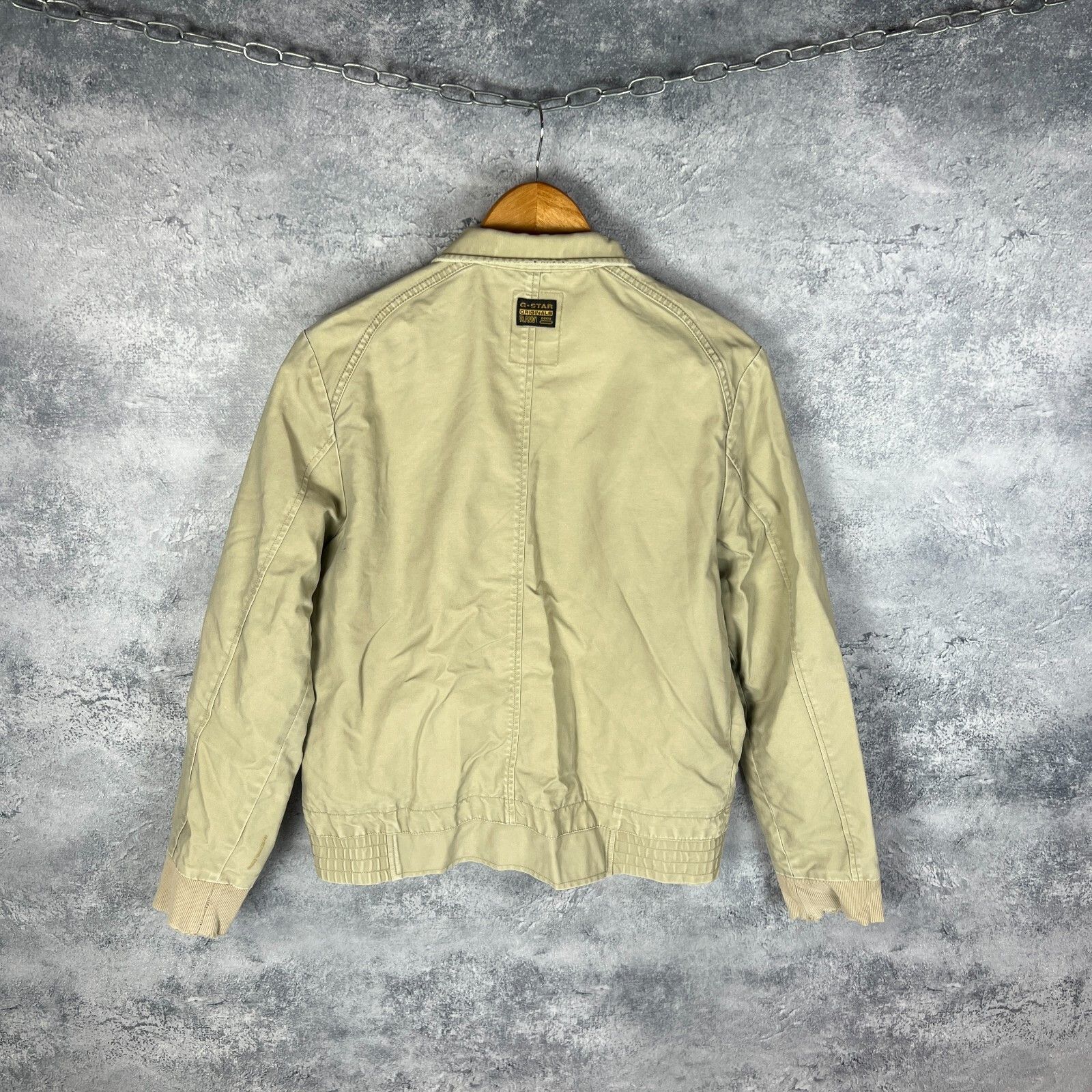 G-Star G Star Raw Jacket Men's Size M Beige Long Sleeve ` Size US M / EU 48-50 / 2 - 13 Thumbnail