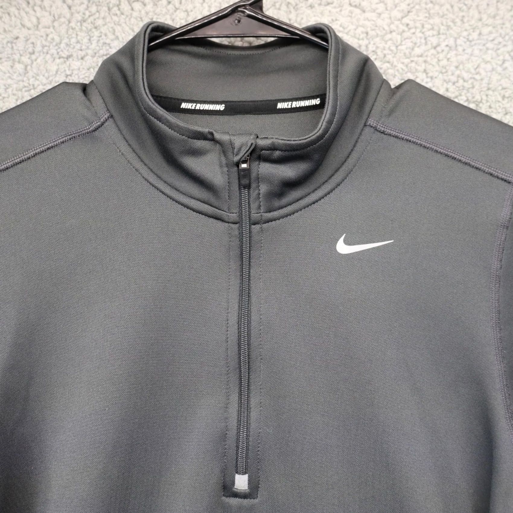 Nike Nike Sweater Long Sleeve 1/4 Zip Pullover Men Small Dri Fit Gray Size US S / EU 44-46 / 1 - 2 Thumbnail