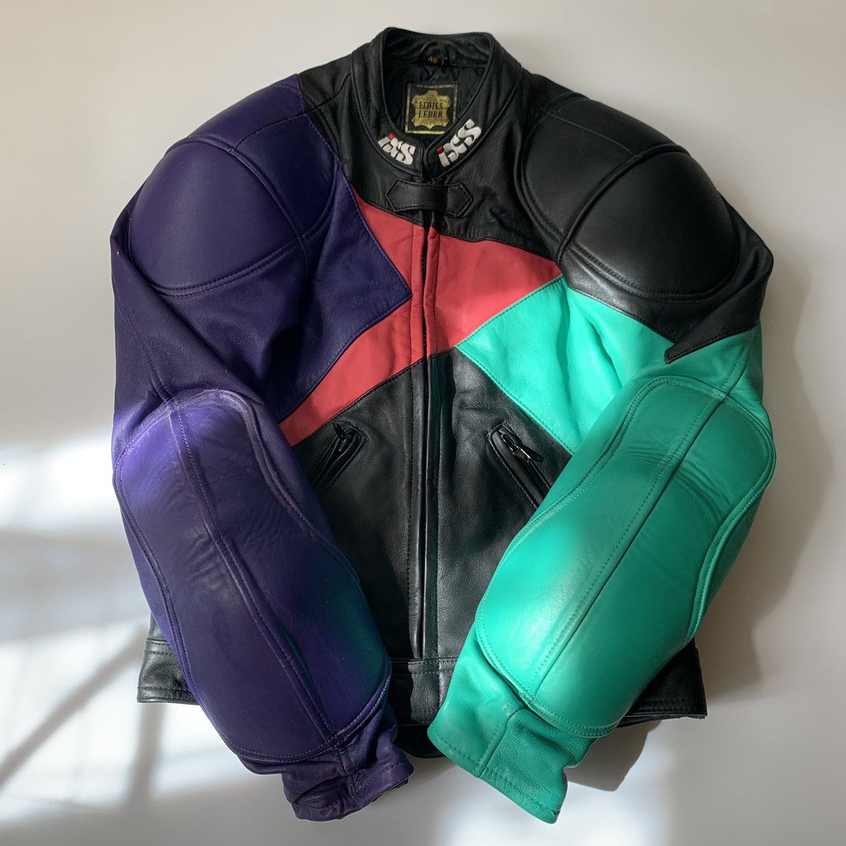 Vintage Vintage IXS Moto Racing Leather Jacket Size US S / EU 44-46 / 1 - 13 Thumbnail
