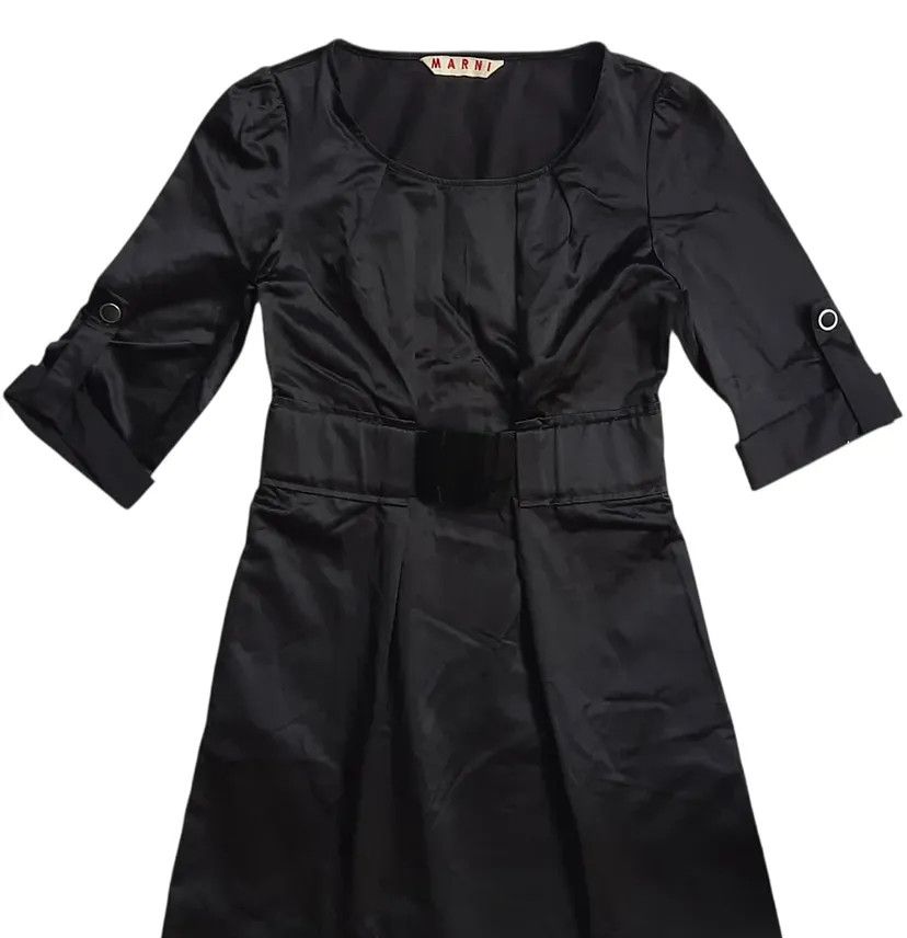 Marni Marni Babydoll Stretch Waist Midi Dress Size XS / US 0-2 / IT 36-38 - 3 Thumbnail