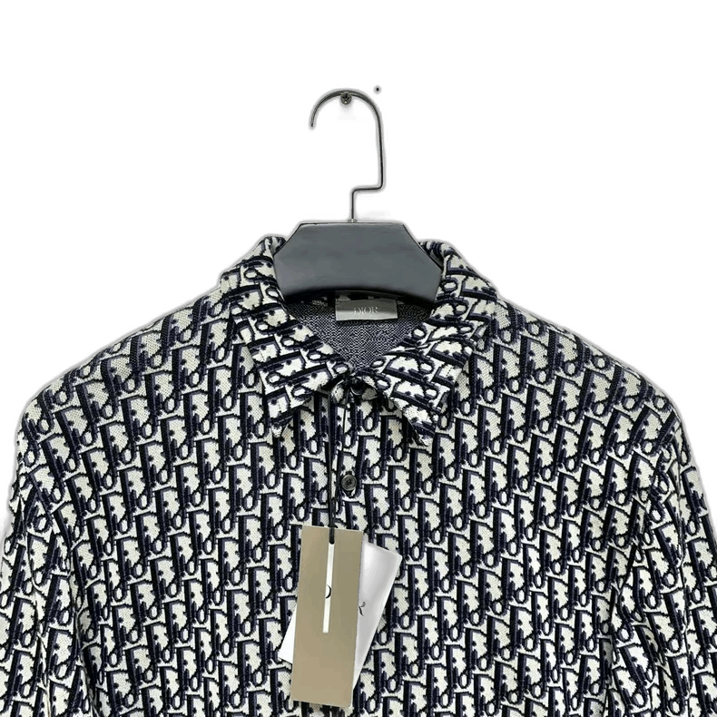Dior Dior Black White Patterned Shirt Size US M / EU 48-50 / 2 - 1 Thumbnail