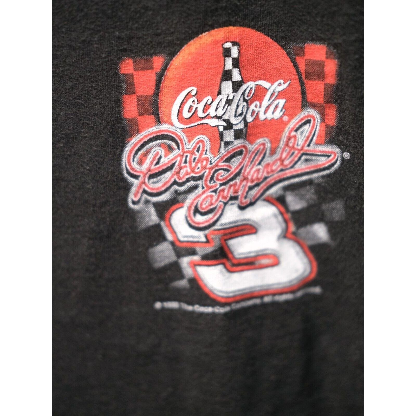 Coca Cola Vintage 90s Coca-Cola Dale Earnhardt NASCAR T-Shirt Mens XL Size US XL / EU 56 / 4 - 4 Thumbnail