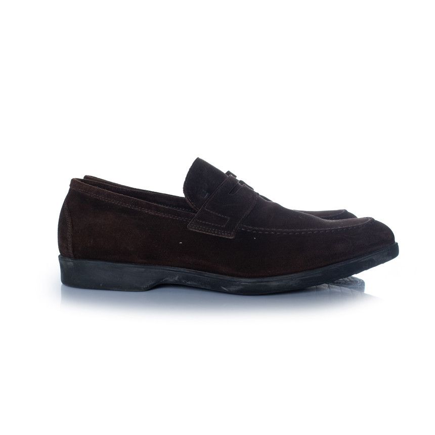 Fratelli Rossetti Fratelli Rossetti, Brown suede penny loafers Size US 9.5 / EU 42-43 - 4 Thumbnail
