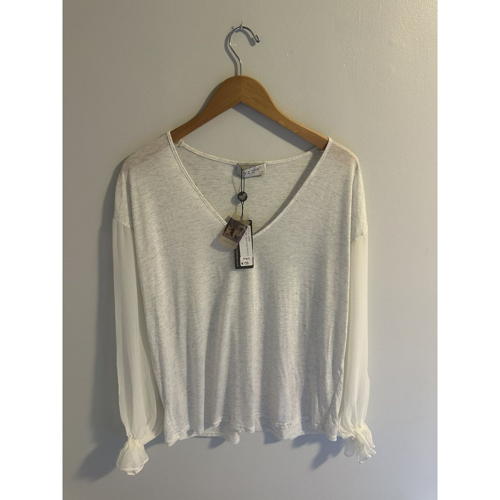 LOLA + SOPHIE Lola + Sophie NWT Women’s Heathered Pullover Size M (Flaw) Size M / US 6-8 / IT 42-44 - 1 Thumbnail
