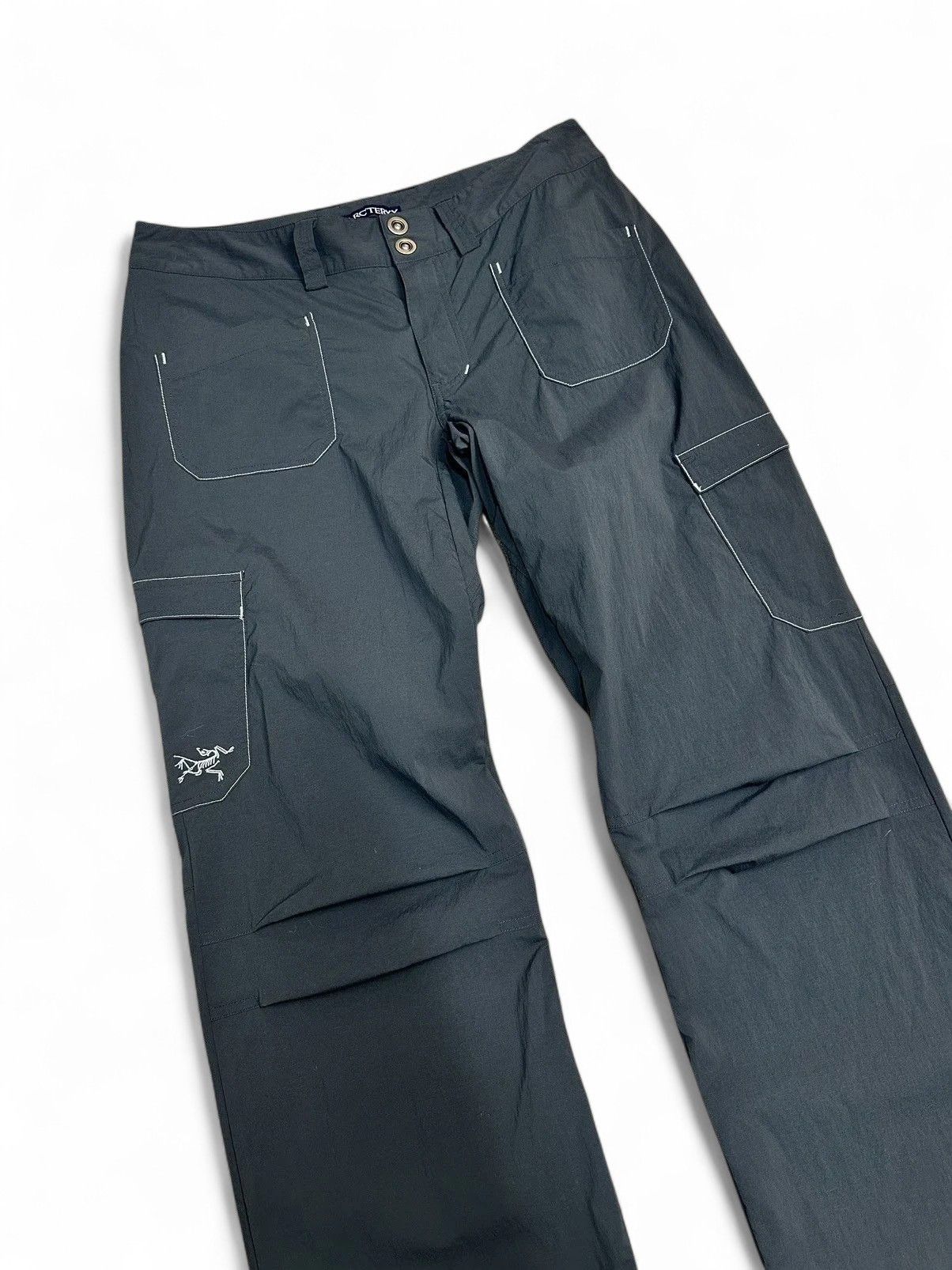 Arc'teryx Vintage Arc’teryx Tech Shell Cargo Pants Outdoor Hiking Gray Size 28" / US 6 / IT 42 - 3 Thumbnail