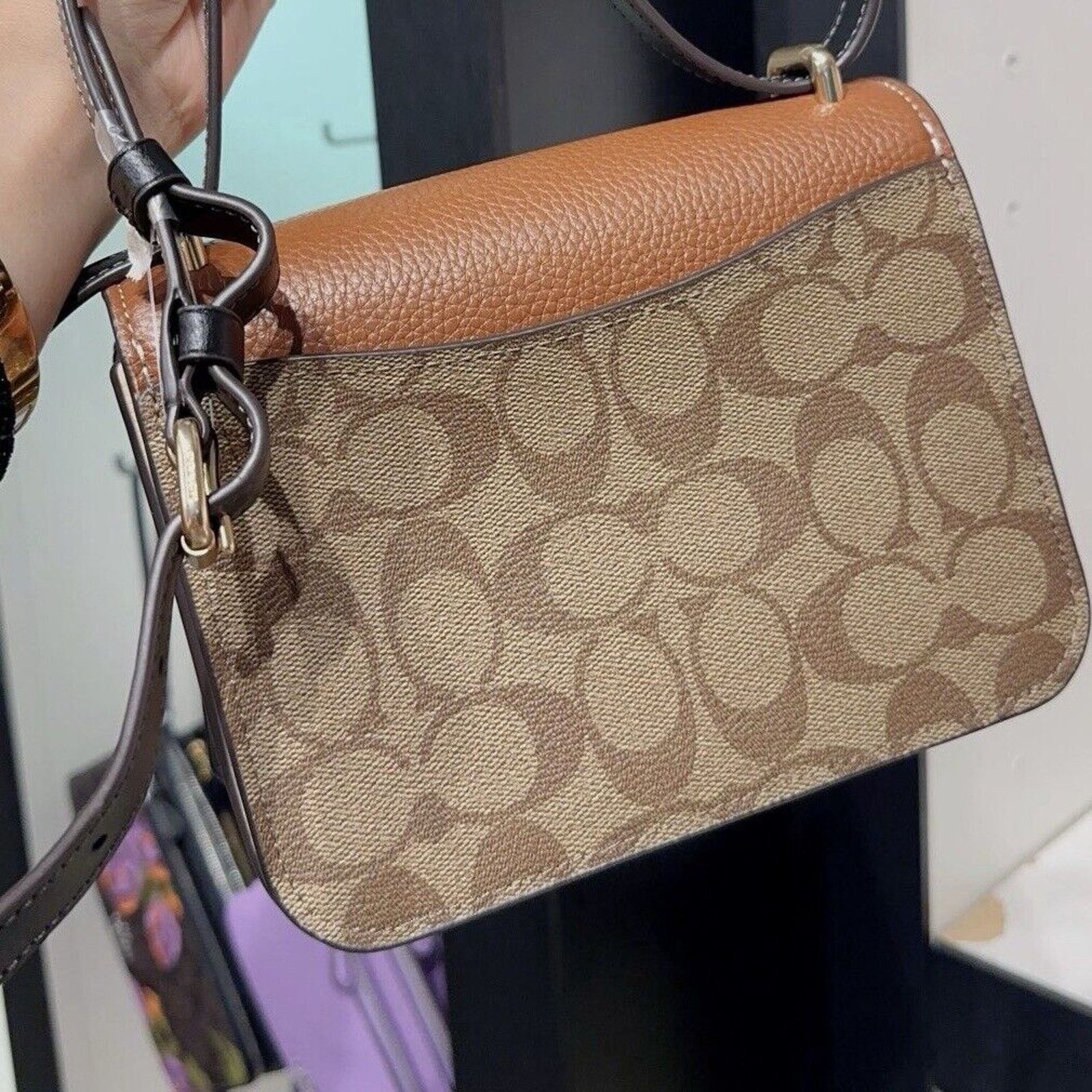 Coach NWT Coach CL462 Colorblock Morgan Square Small Crossbody Size ONE SIZE - 7 Thumbnail