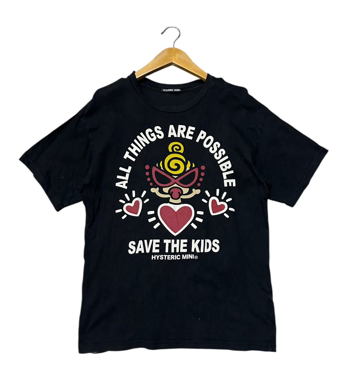 Hysteric Glamour Hysteric mini hysteric glamour black tee Size US S / EU 44-46 / 1 - 1 Thumbnail