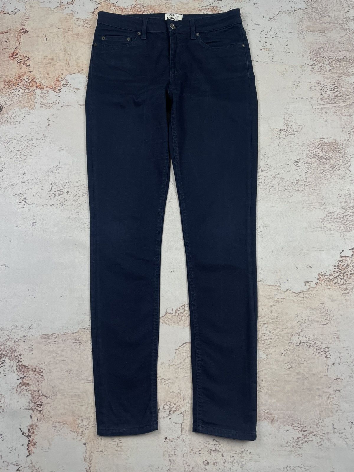 Acne Studios Acne Studios W28 L34 Skin 5 BlueFin Navy Slim Fit Womens EGV Size 28" / US 6 / IT 42 - 1 Thumbnail