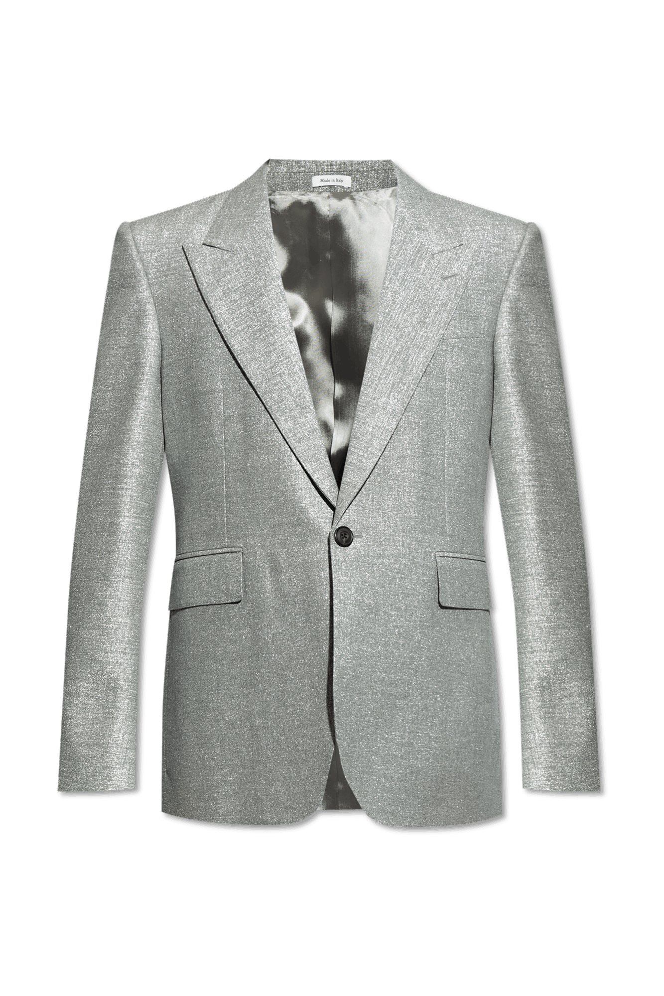 Alexander McQueen o1bcso1str0725 Peak Jacket in Silver Size US XL / EU 56 / 4 - 1 Thumbnail
