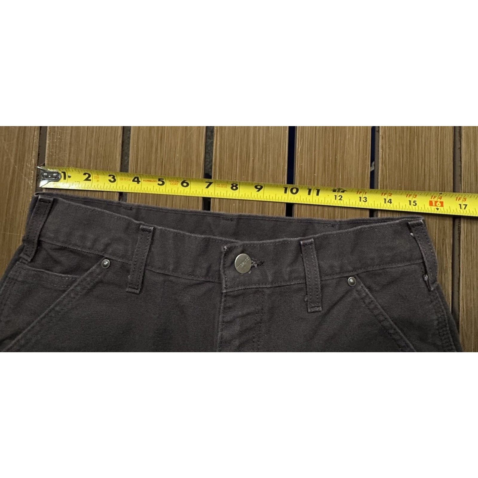 Carhartt Carhartt Pants Mens 31x29 Brown Double Knee Canvas B136 DKB Size US 31 - 4 Thumbnail