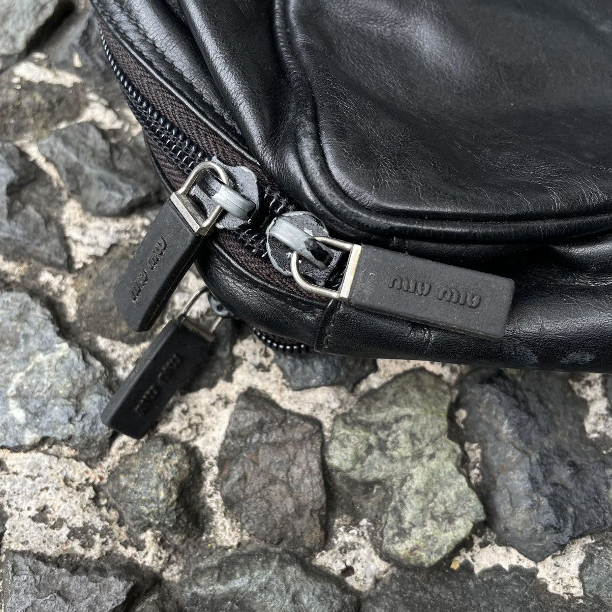 Miu Miu Miu miu FW99 Black leather crossbody bag Size ONE SIZE - 9 Thumbnail